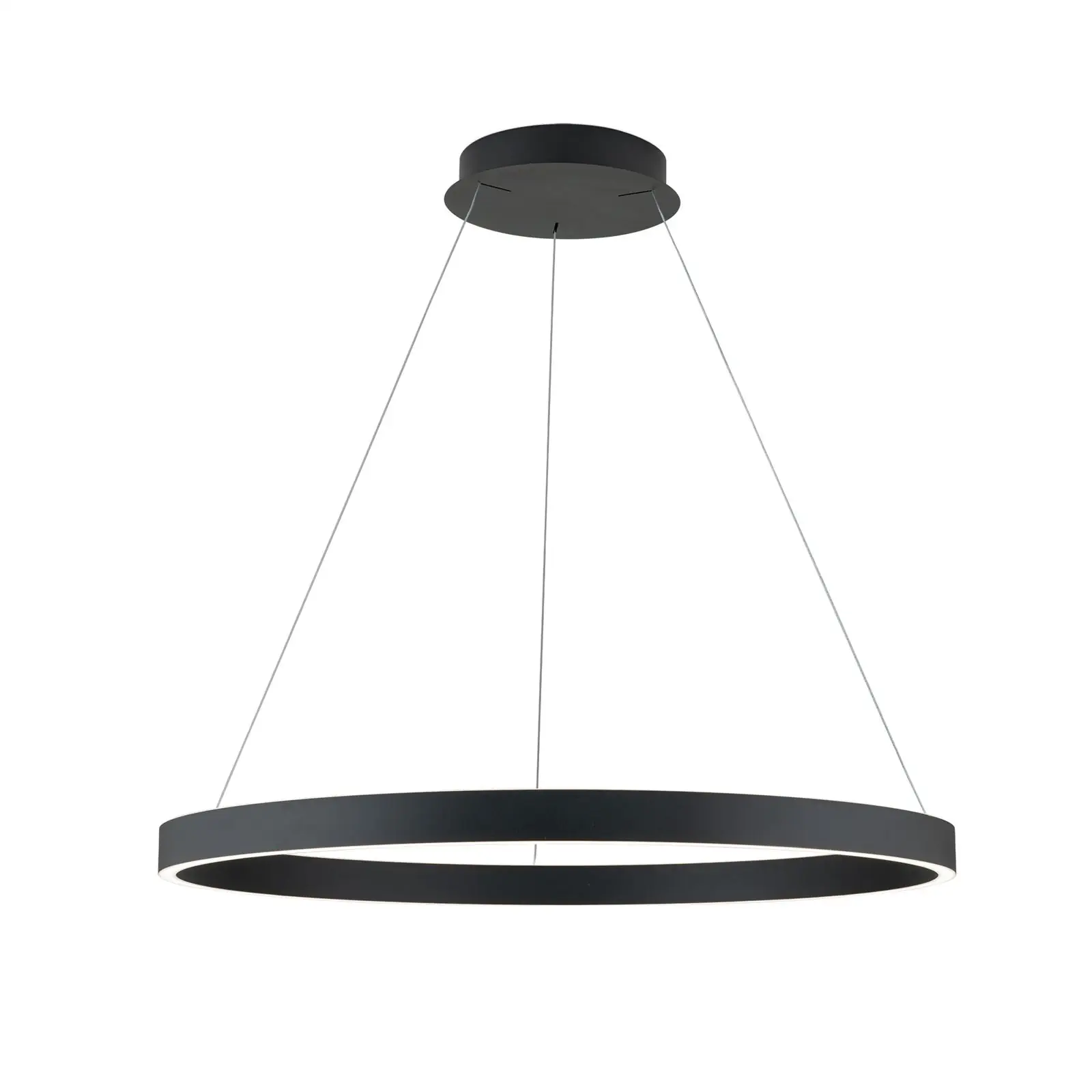 Viseća lampa KOLK, Ø 80cm, crna - 4