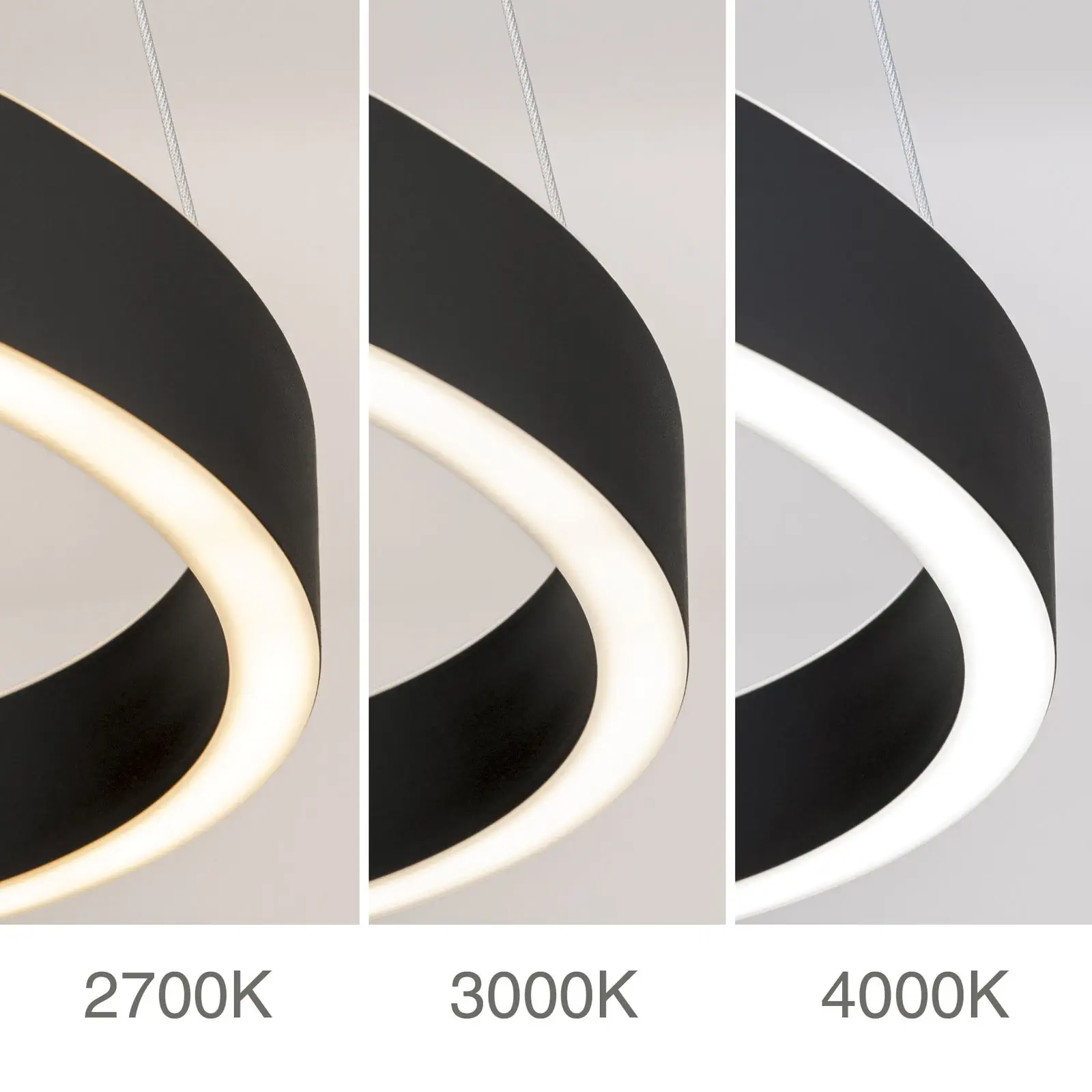 Viseća lampa KOLK, Ø 80cm, crna - 7