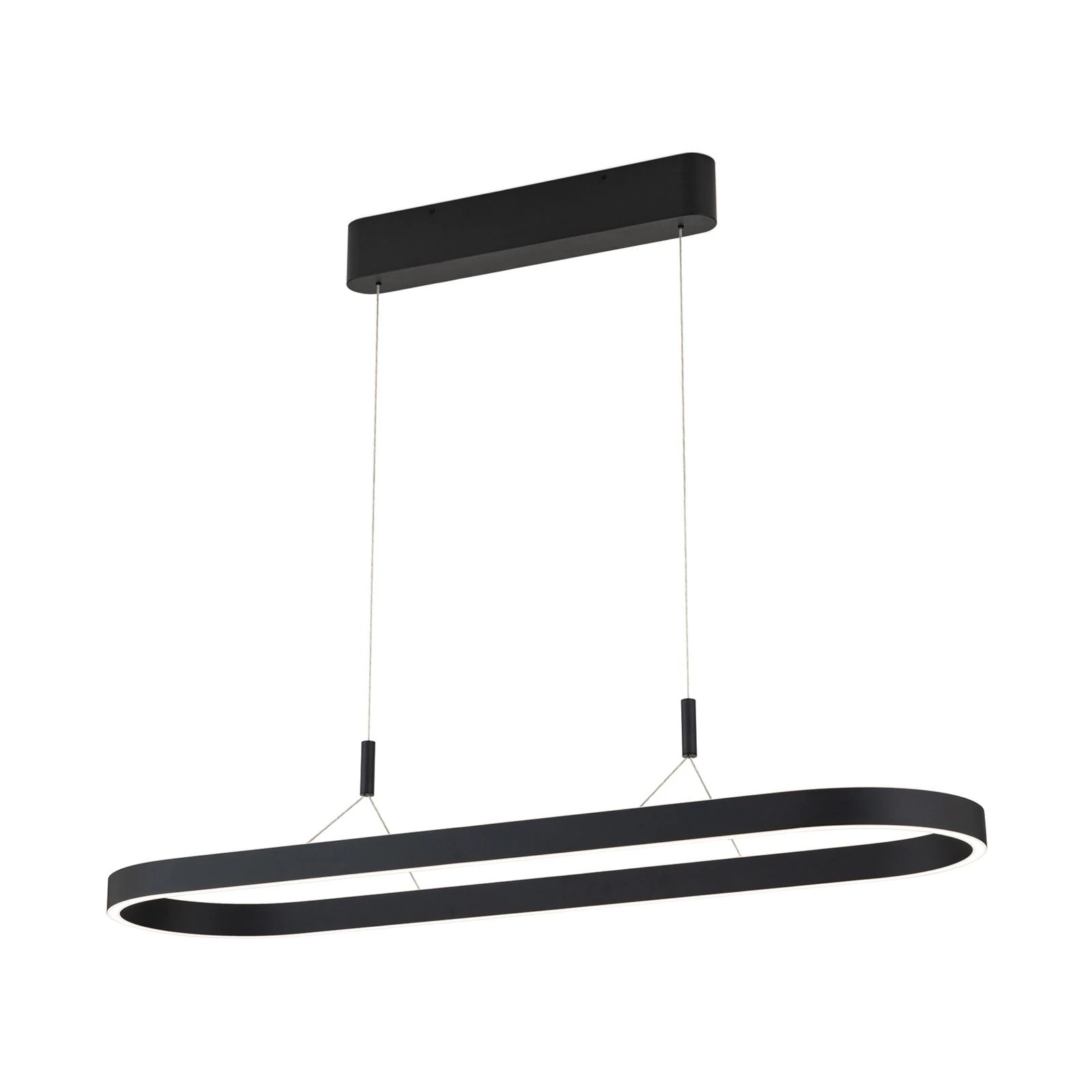 LED viseća lampa CARRARA, 120 cm, crna - 1