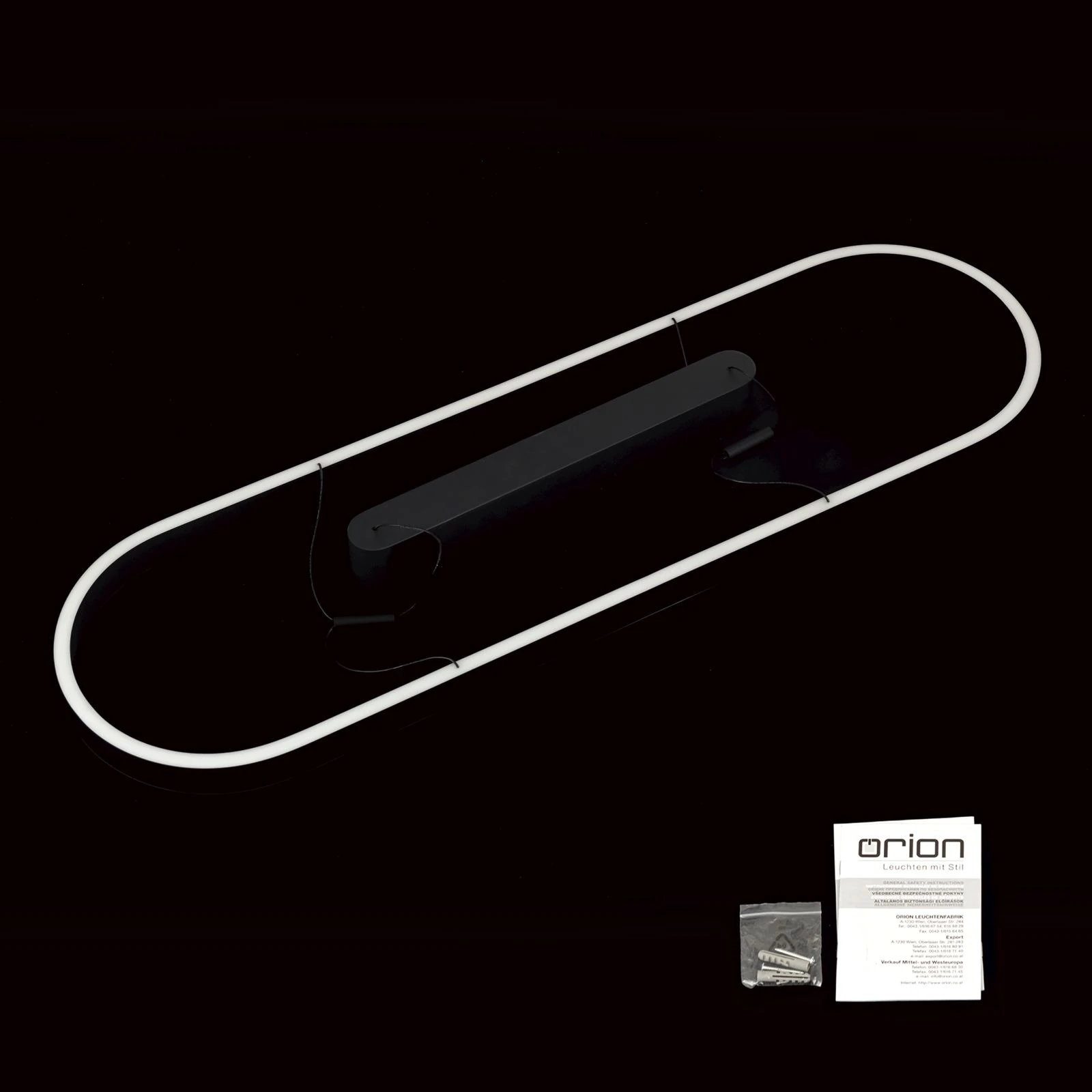 LED viseća lampa CARRARA, 120 cm, crna - 9