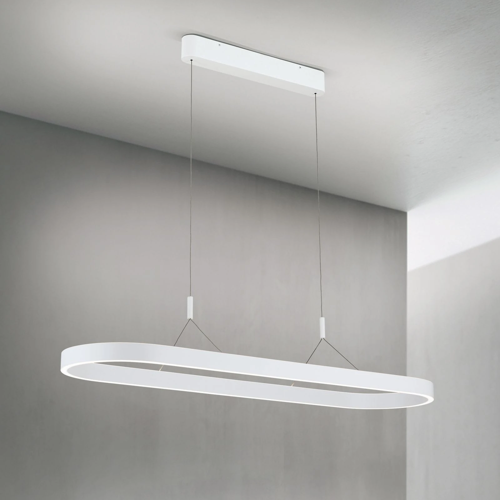 LED viseća lampa CARRARA, 120 cm, bela - 2
