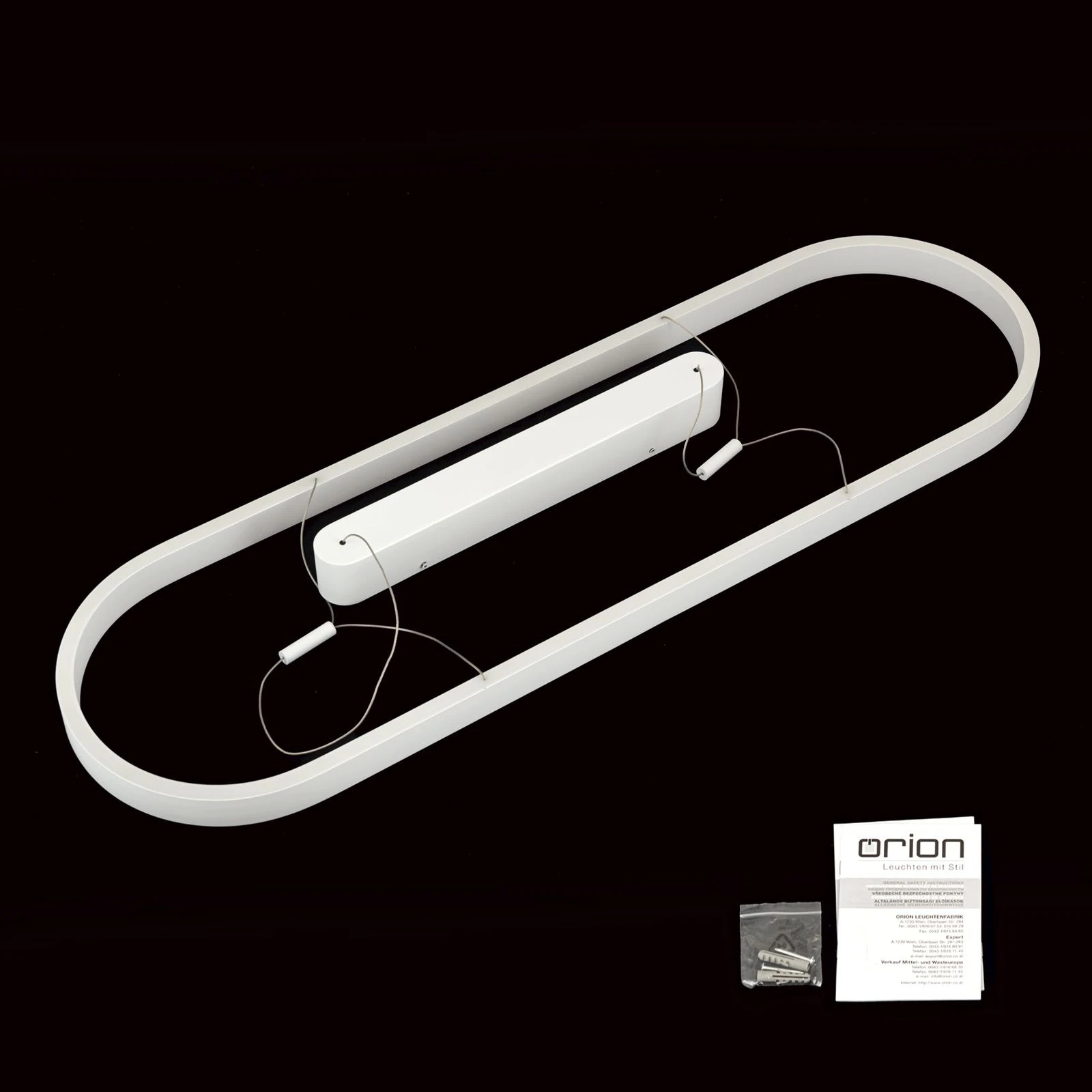 LED viseća lampa CARRARA, 120 cm, bela - 9