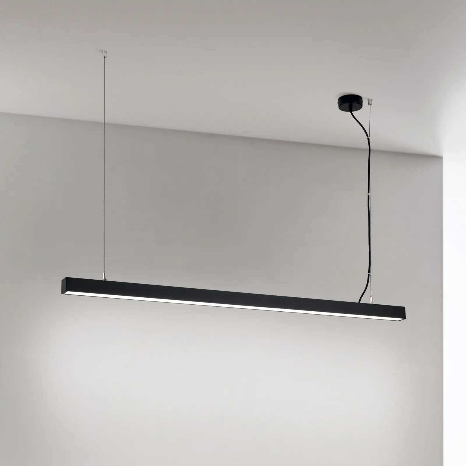 LED profilna lampa BOUNCE, dužina 113 cm, crna - 2
