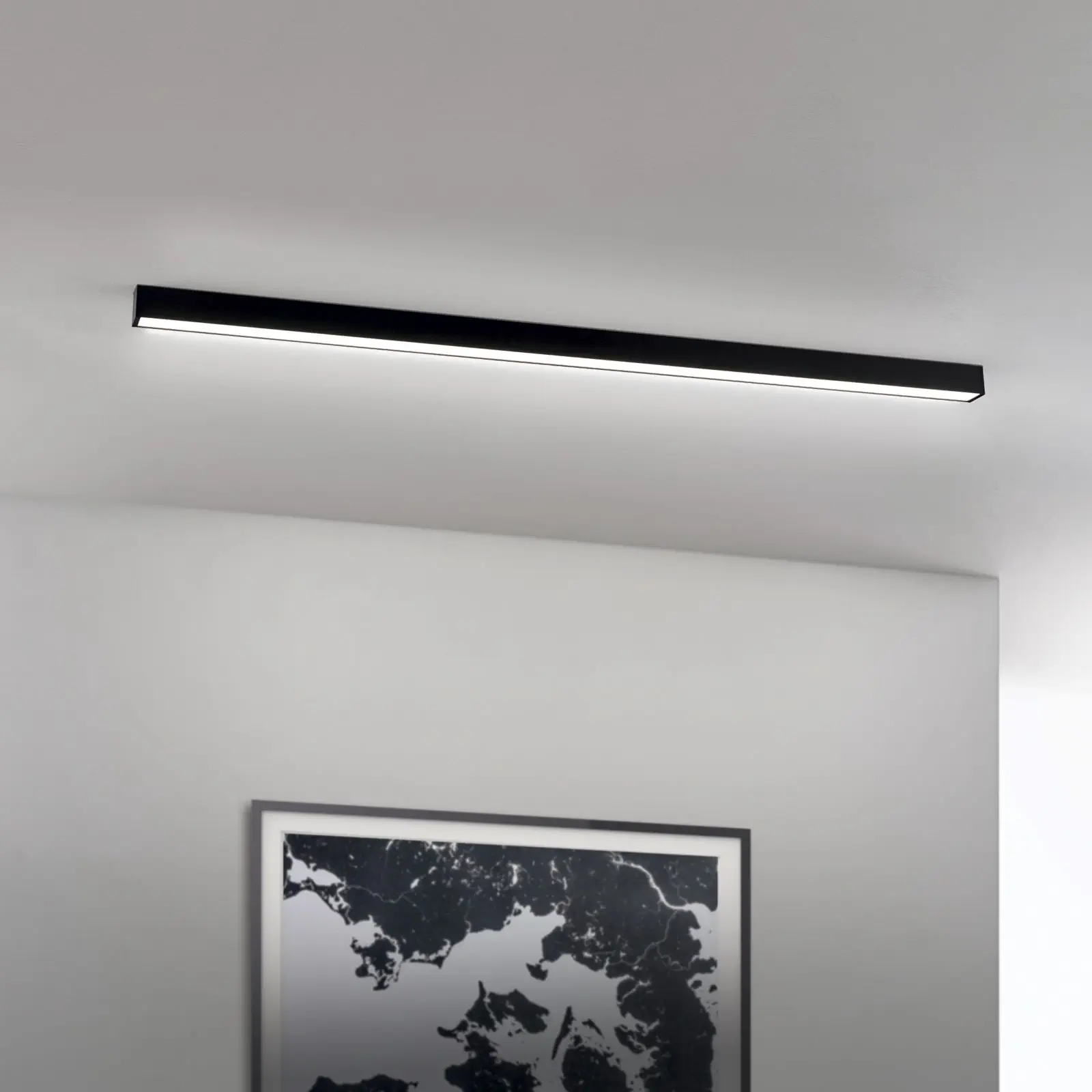 LED profilna lampa BOUNCE, dužina 113 cm, crna - 3