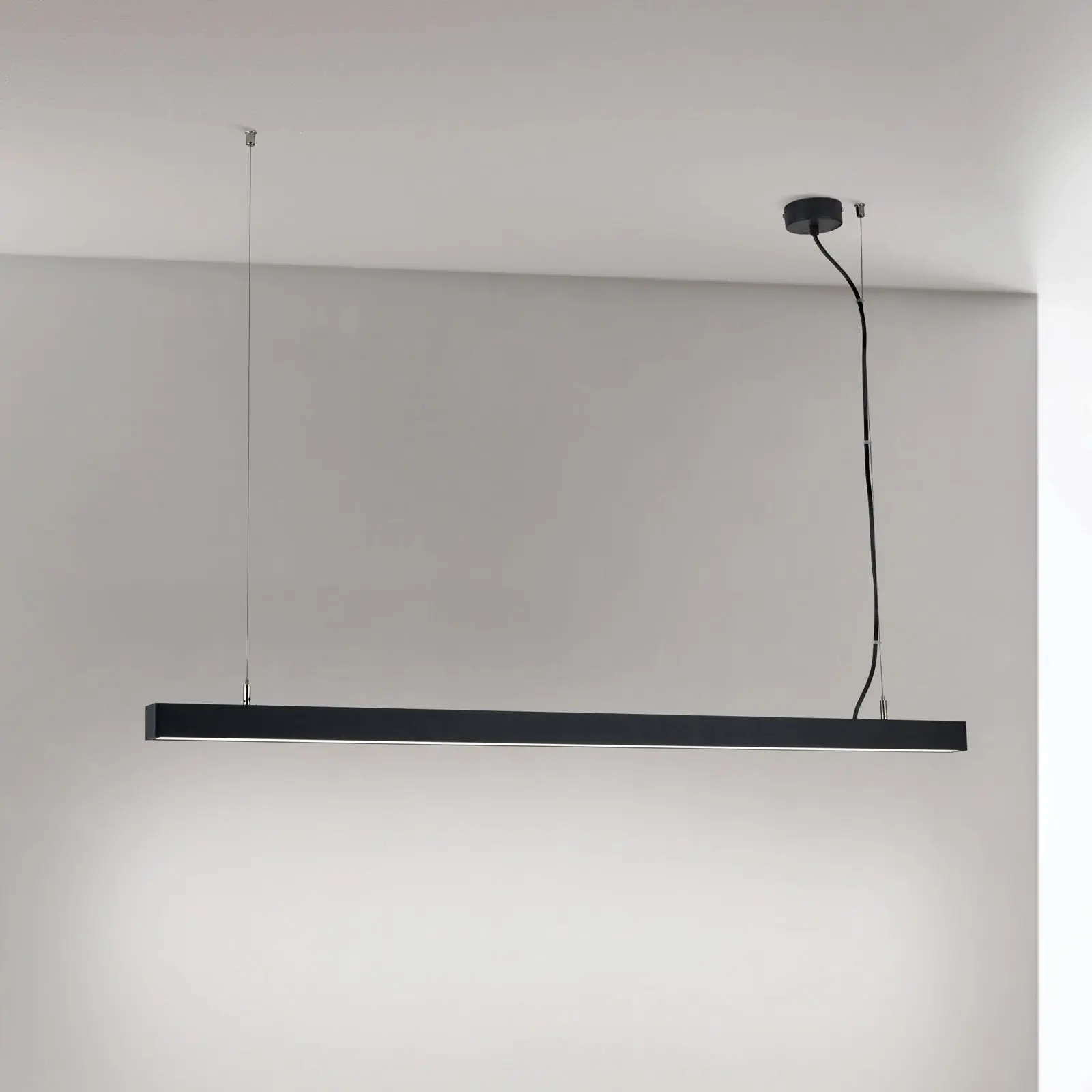 LED profilna lampa BOUNCE, dužina 113 cm, crna - 4