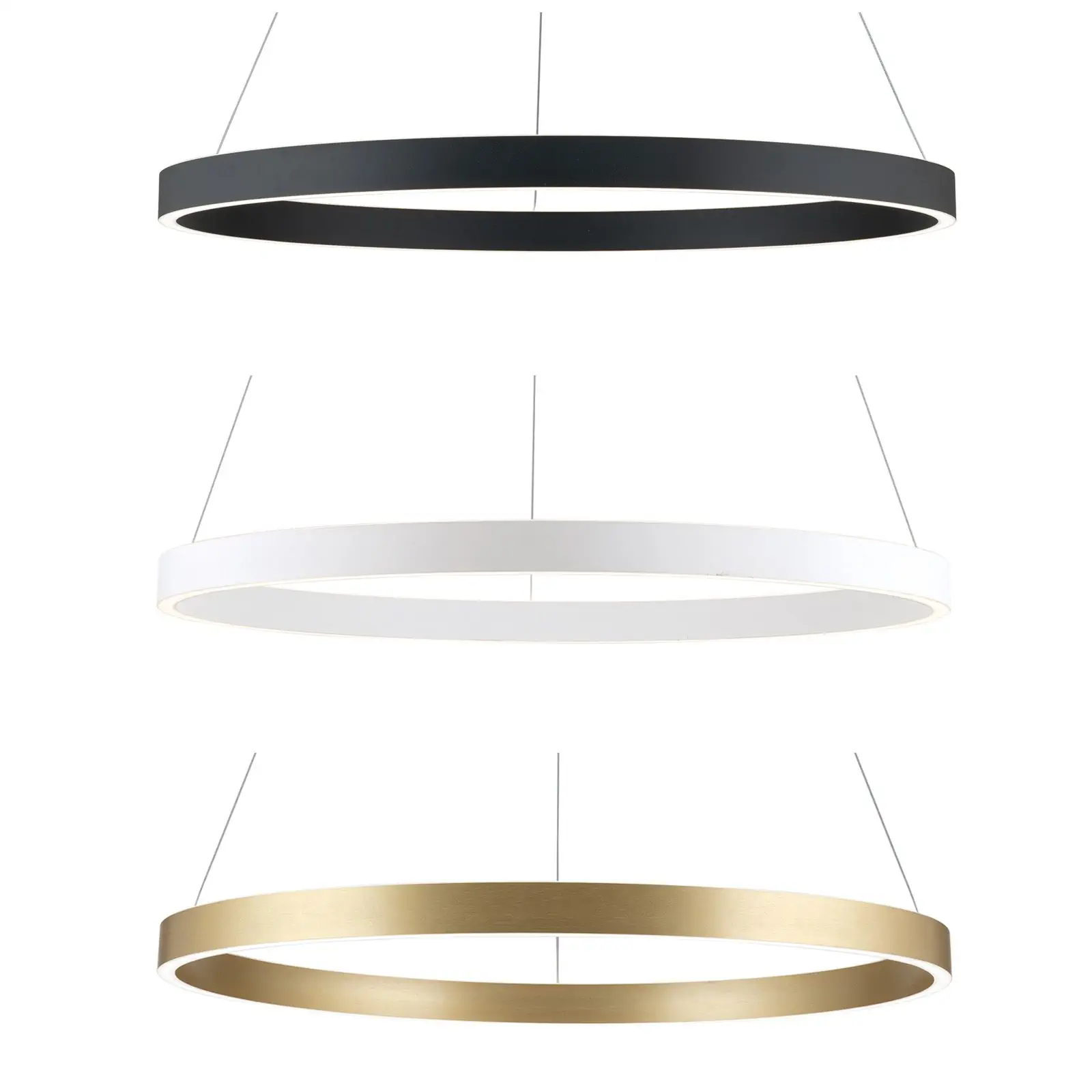 Viseća lampa KOLK, horizontalna, Ø 40/60/80 cm - 2