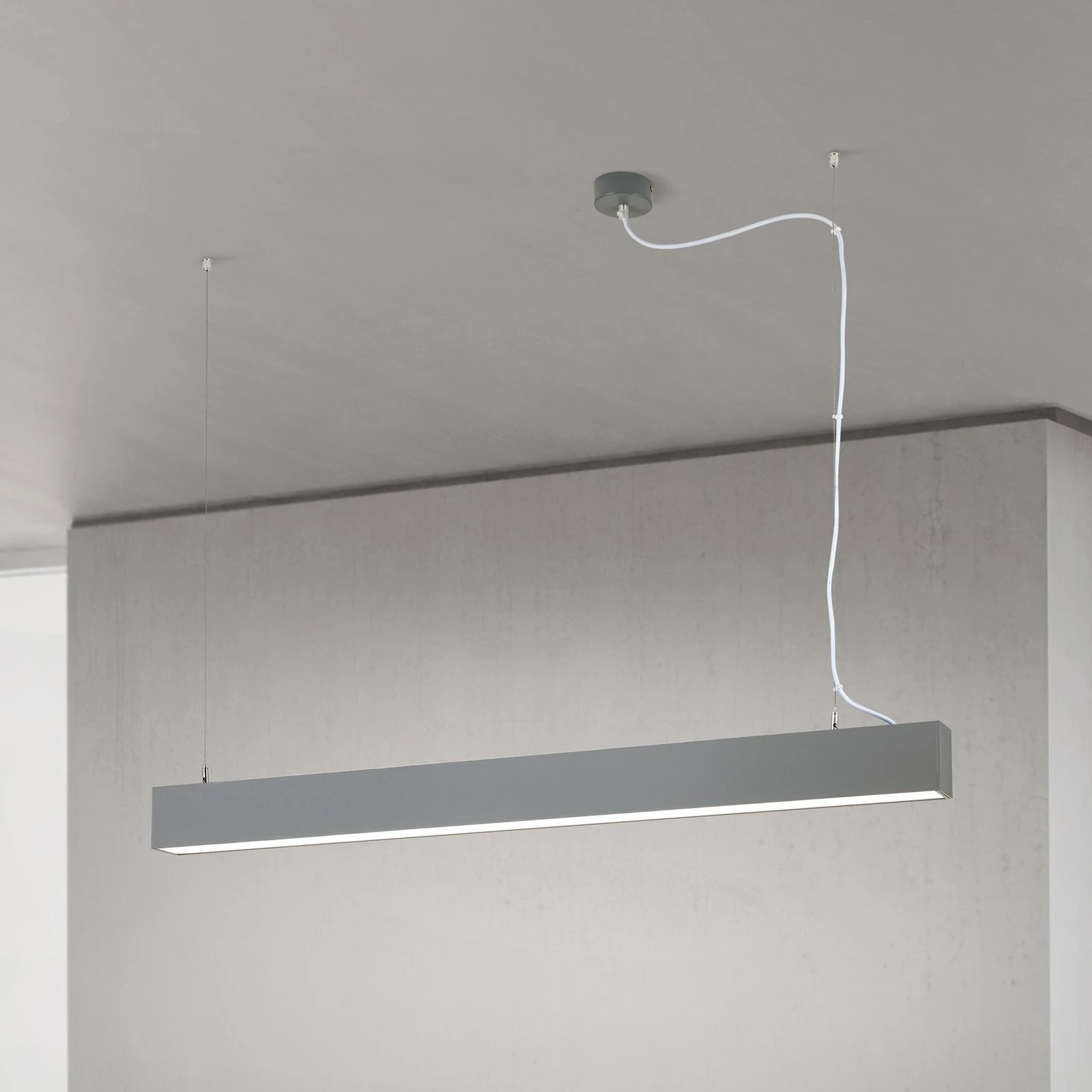 LED profilna lampa PALKKI, titanijum - 2