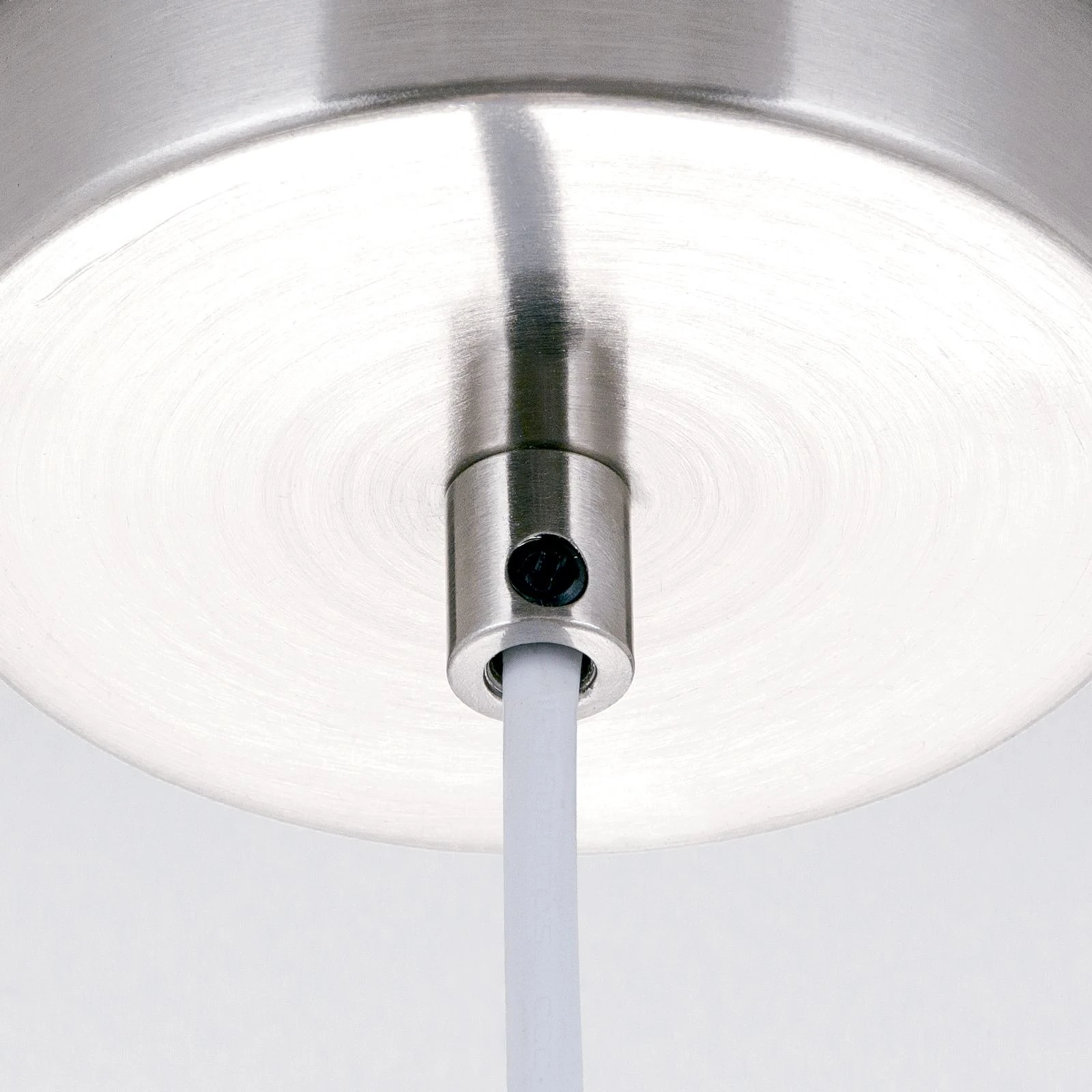 Viseća lampa SNOWWHITE, 1 izvora svetla, satin hrom, mat opal staklo - 6