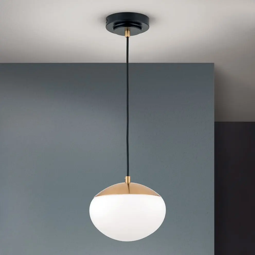 Viseća lampa JOSEPHINE, Ø 18cm, crna - 1
