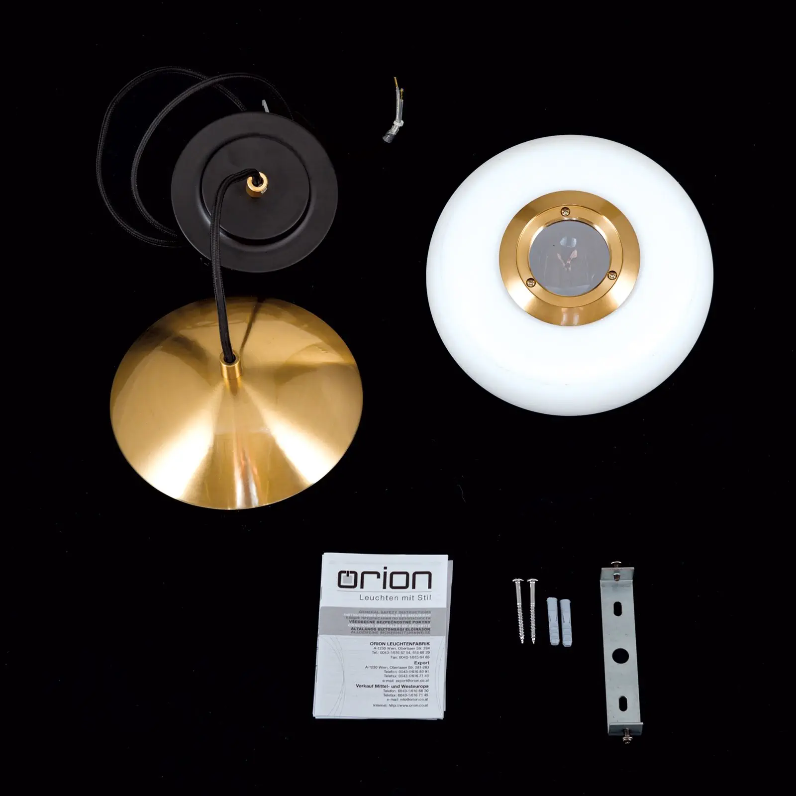 Viseća lampa JOSEPHINE, Ø 18cm, crna - 8