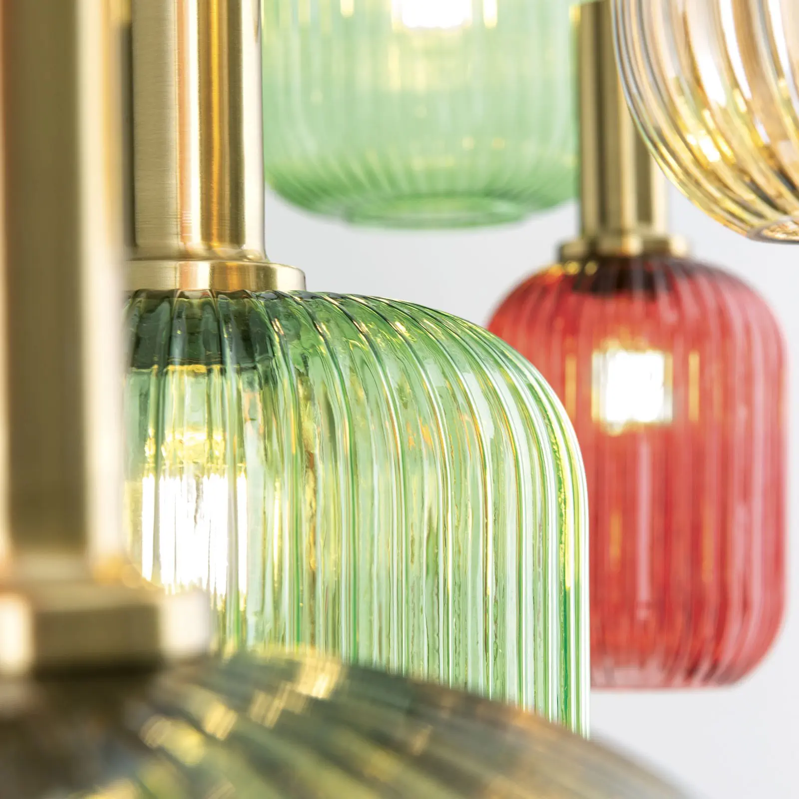 Viseća lampa CARNEVAL, sa 8 izvora svetla, raznobojna - 5