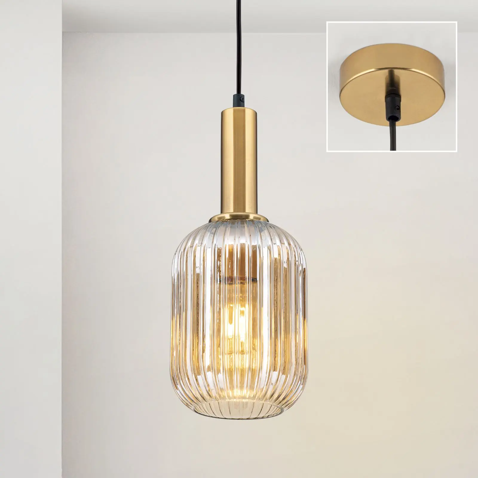 Viseća lampa CARNEVAL, ćilibar - 2