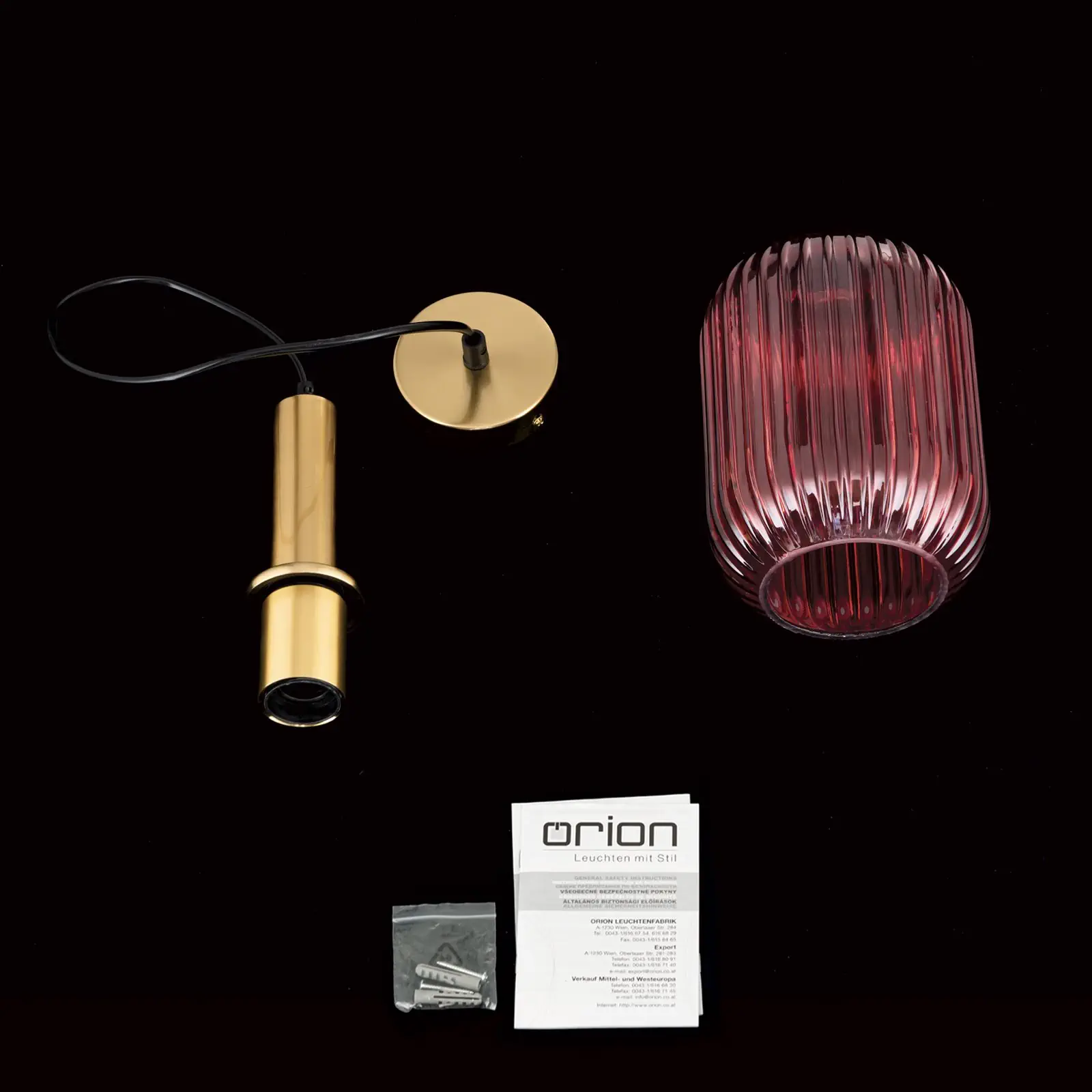 Viseća lampa CARNEVAL, crvena - 8