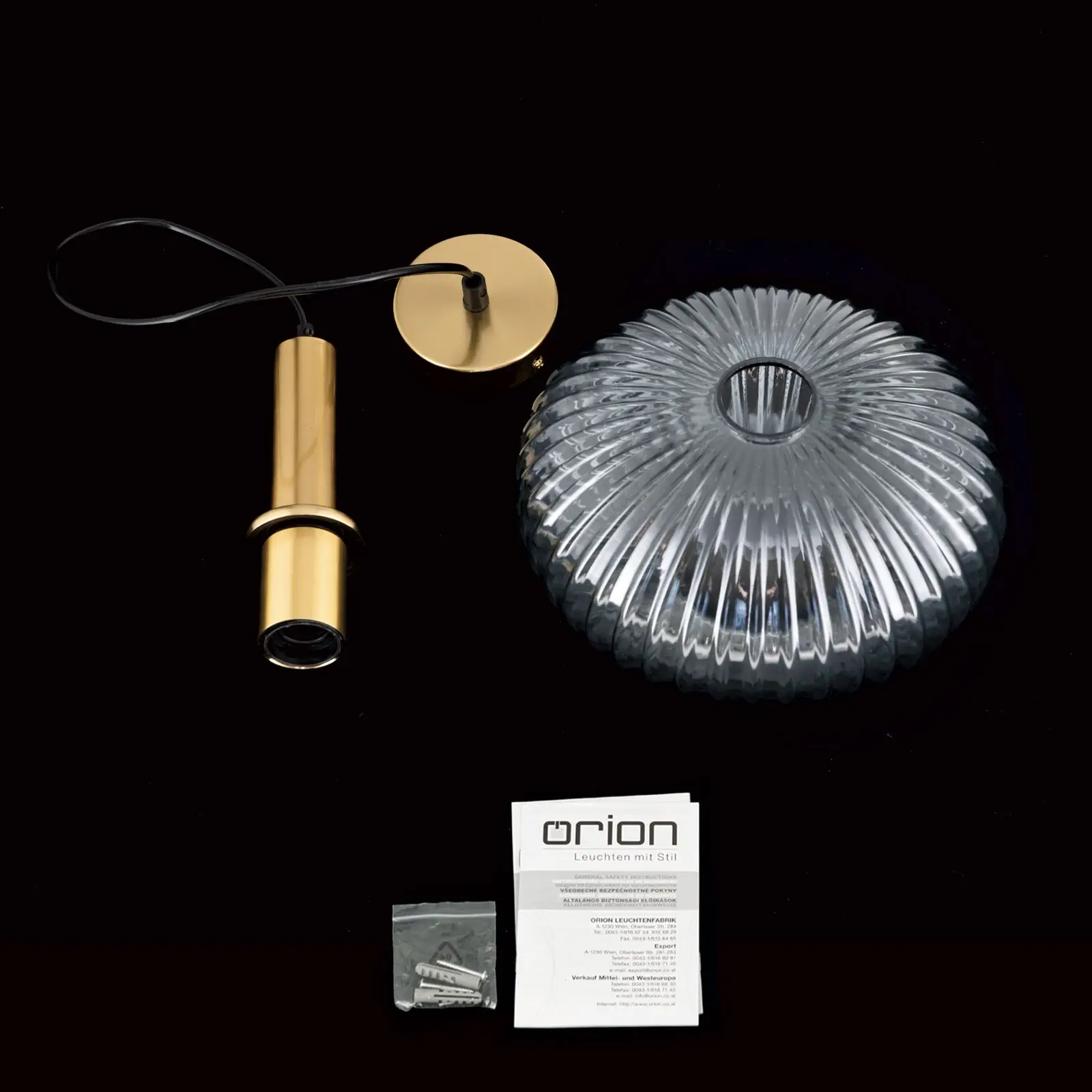 Viseća lampa CARNEVAL, dimljena - 8