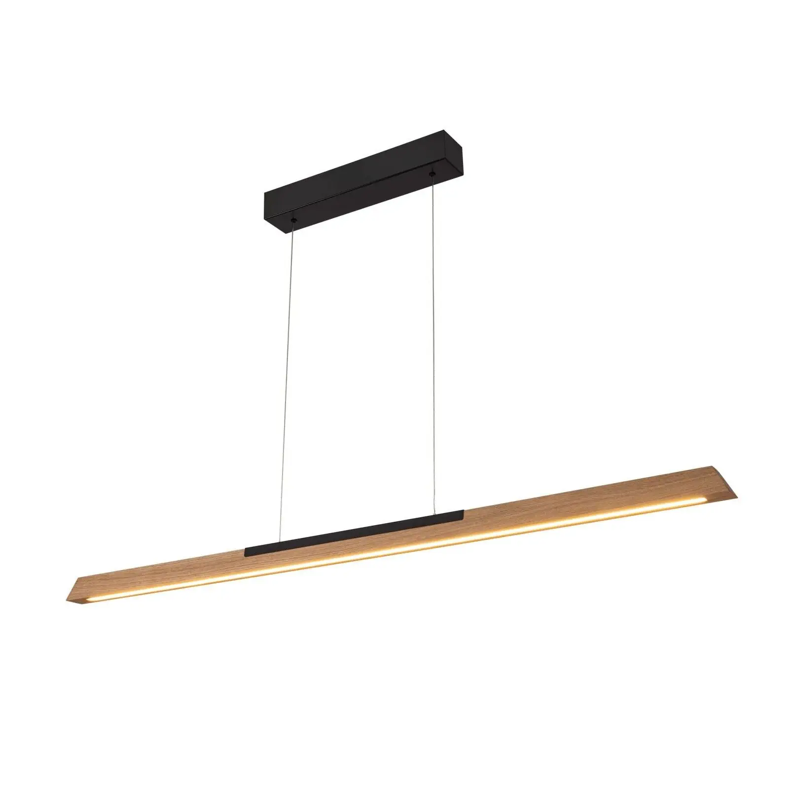 LED viseća lampa SONAS, hrast/crna - 2