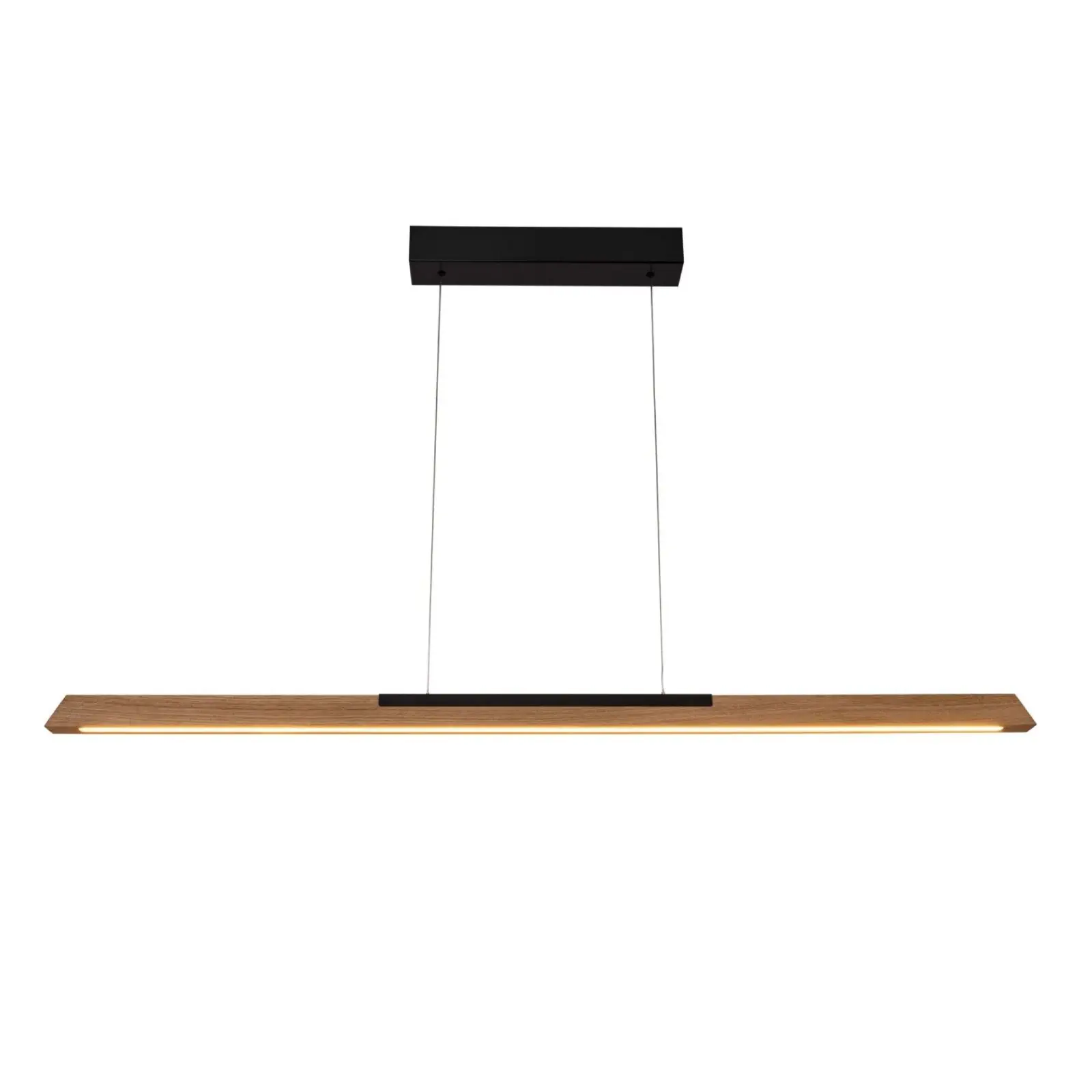 LED viseća lampa SONAS, hrast/crna - 4