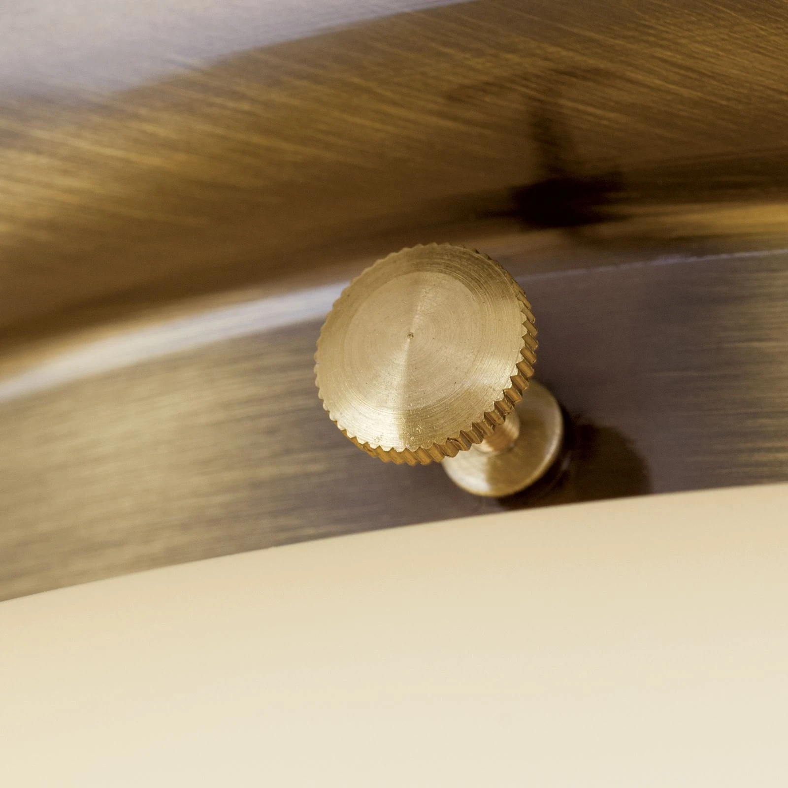 Plafonska lampa WIENER NOSTALGIE, Ø 33 cm, antik mesing, staklo u boji šampanjca - 6