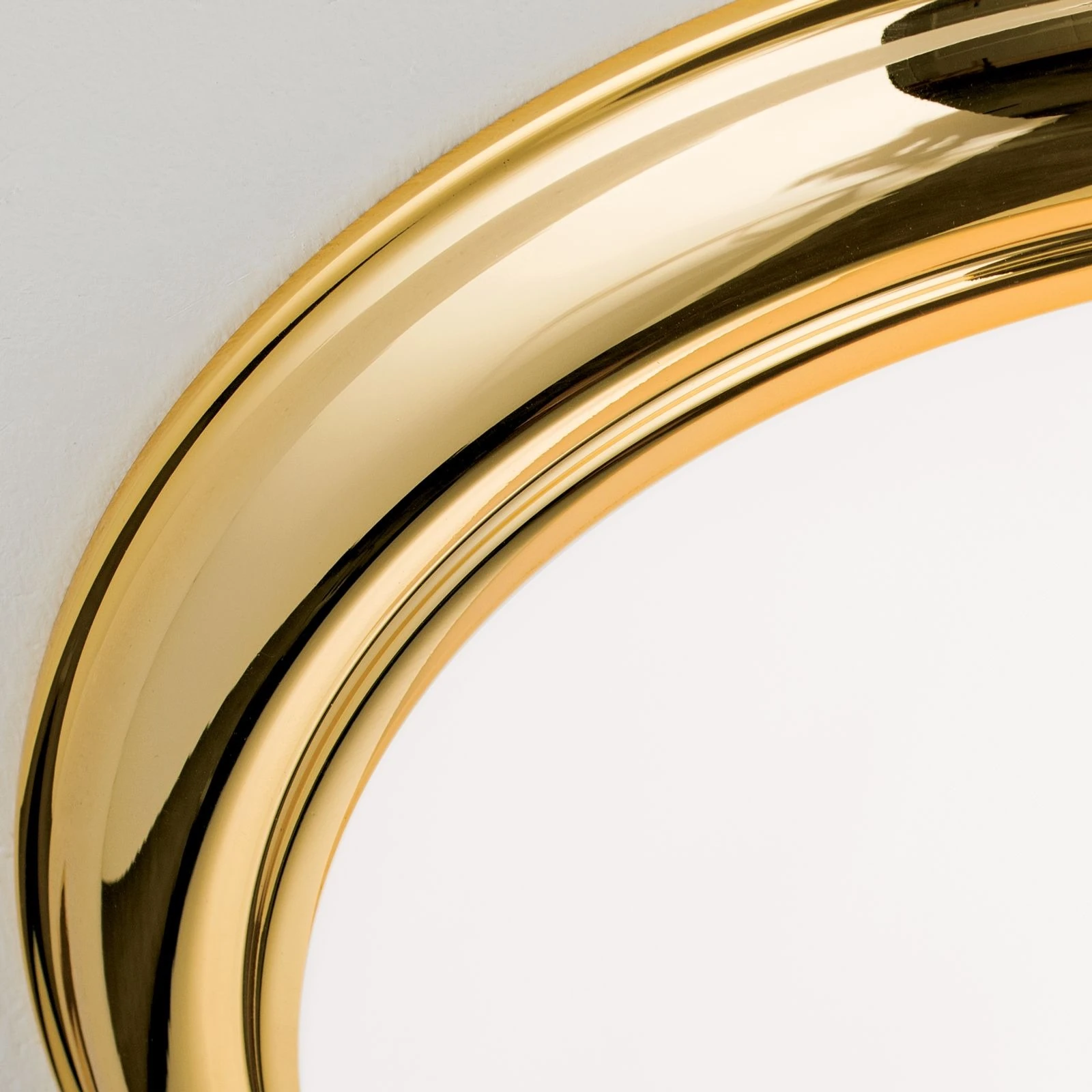 Plafonska lampa EMPIRE, 24-karatno pozlaćena, sa opalno mat staklom, sa ukrasnim dugmetom, Ø 35 cm - 6