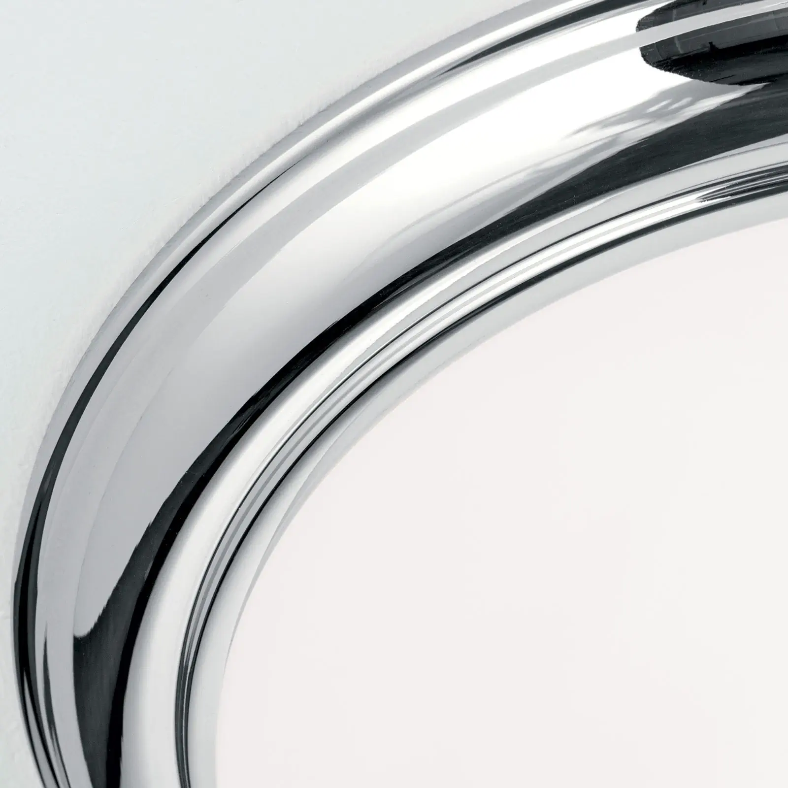 Plafonska lampa EMPIRE, hrom, sa opalno mat staklom, sa ukrasnim dugmetom, Ø 35 cm - 6