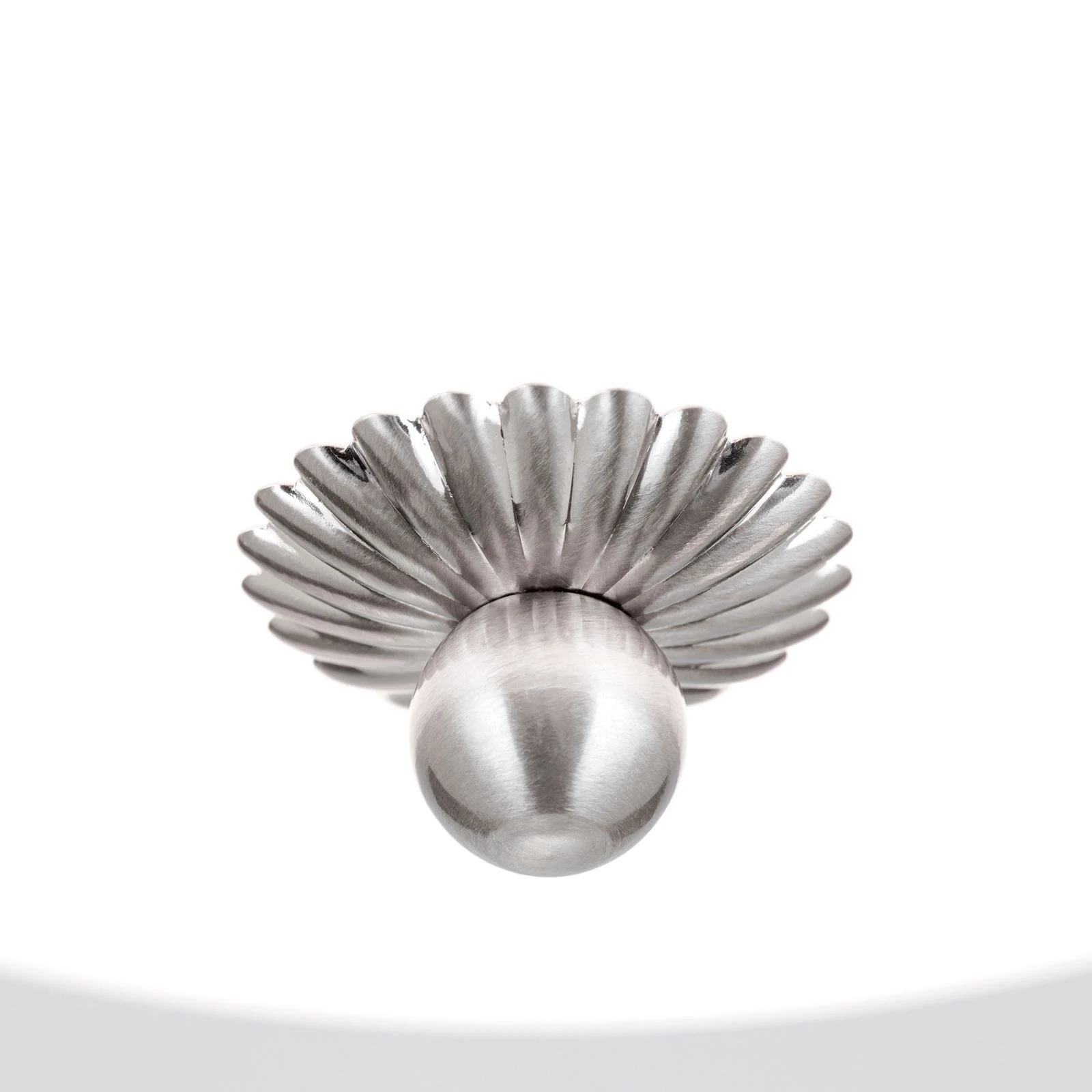 Plafonska lampa WIENER NOSTALGIE, Ø 35 cm, saten hrom, opal mat staklo - 5