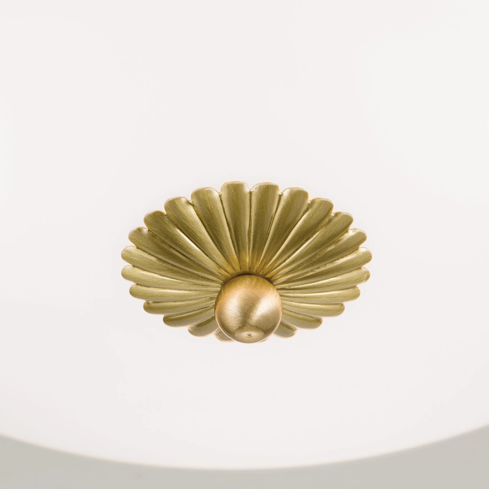 Plafonska lampa WIENER NOSTALGIE, Ø 47 cm, saten mesing, opal mat staklo - 5