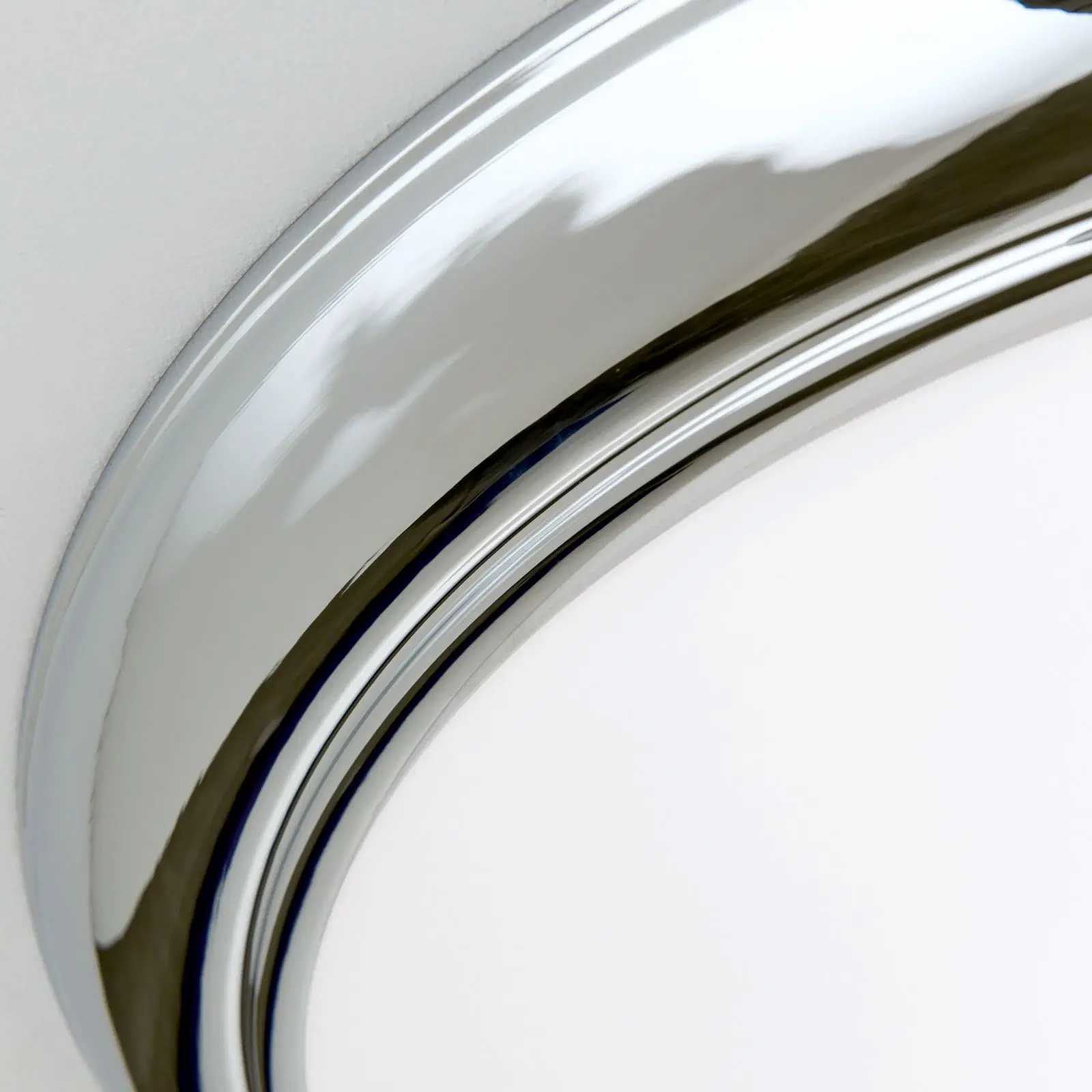 Plafonska lampa EMPIRE, hrom, sa opalno mat staklom, sa ukrasnim dugmetom, Ø 47 cm - 6