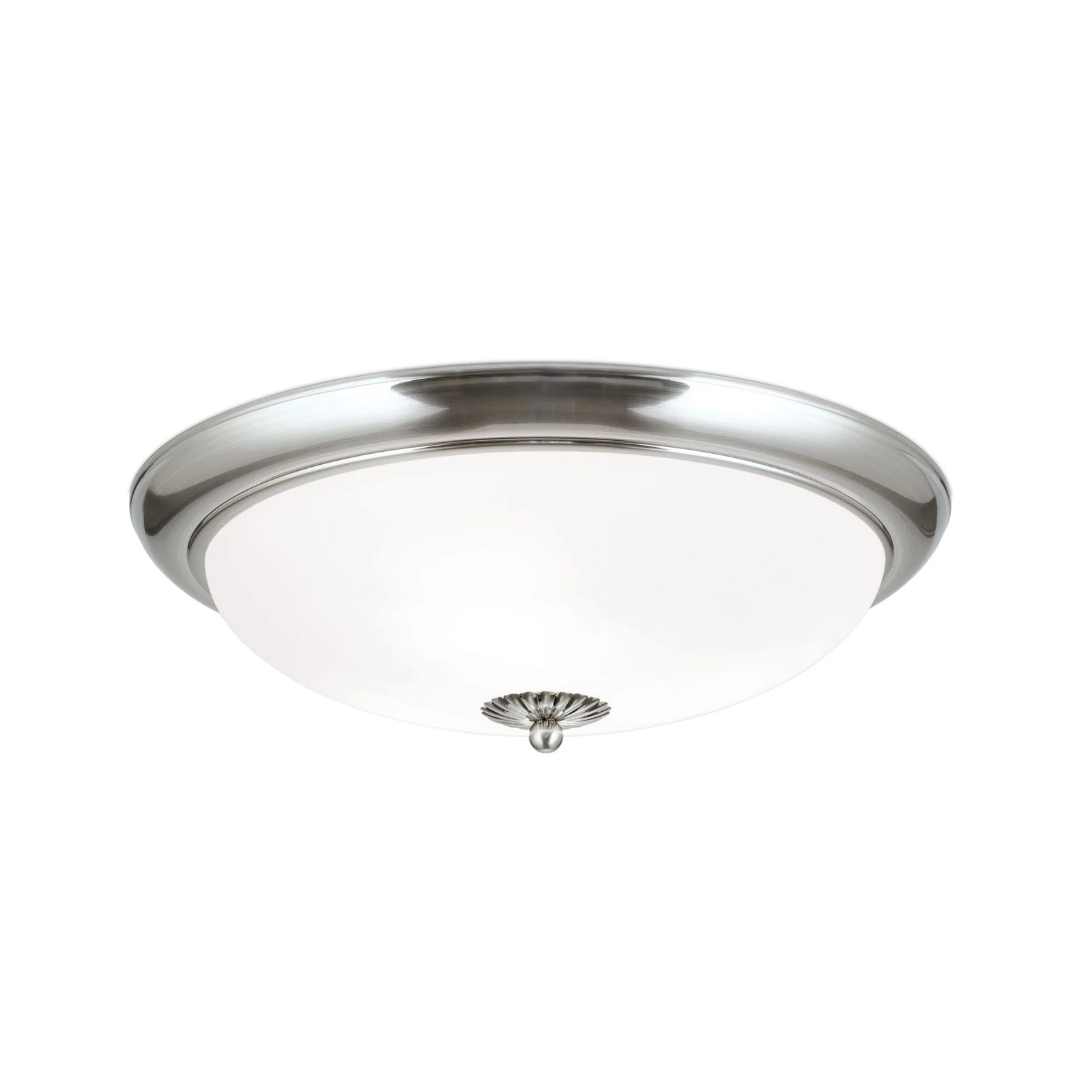 Plafonska lampa WIENER NOSTALGIE, Ø 47 cm, saten hrom, opal mat staklo - 4