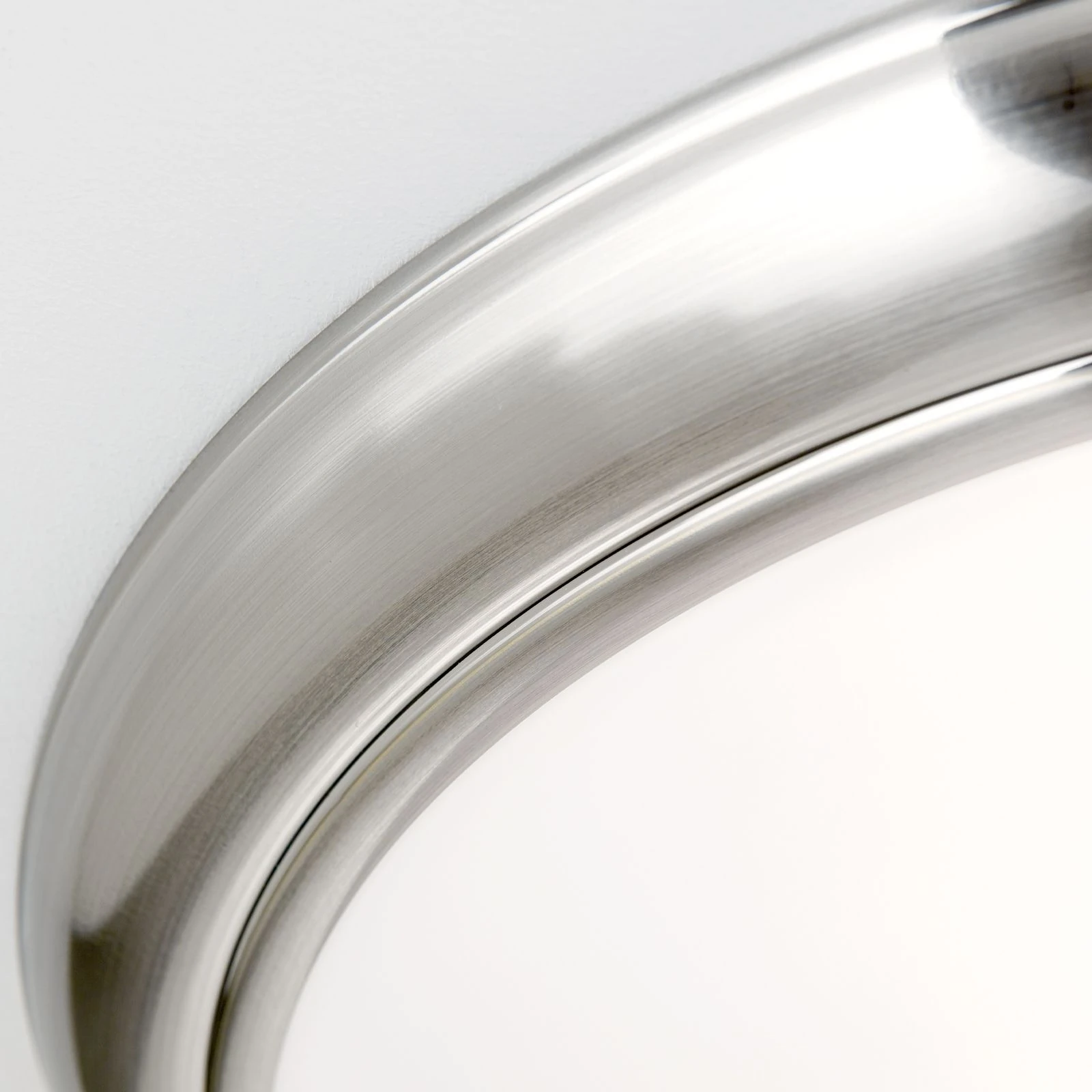 Plafonska lampa WIENER NOSTALGIE, Ø 47 cm, saten hrom, opal mat staklo - 6