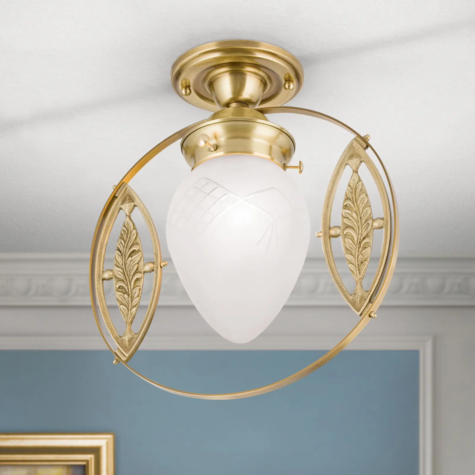 Plafonska lampa BUDAPEST, bronza, sa 1 izvorom svetla, Ø 25 cm - 2