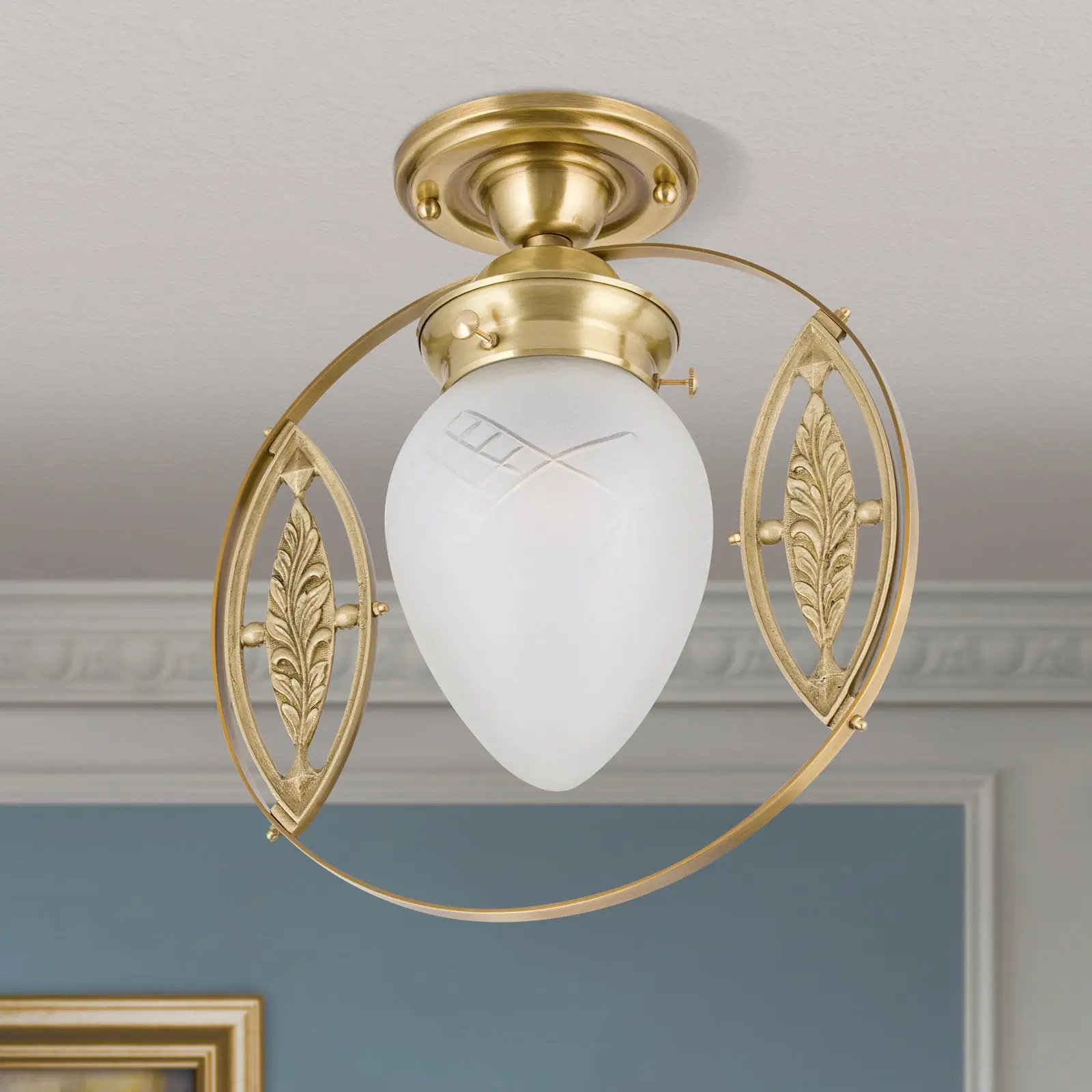 Plafonska lampa BUDAPEST, bronza, sa 1 izvorom svetla, Ø 25 cm - 3