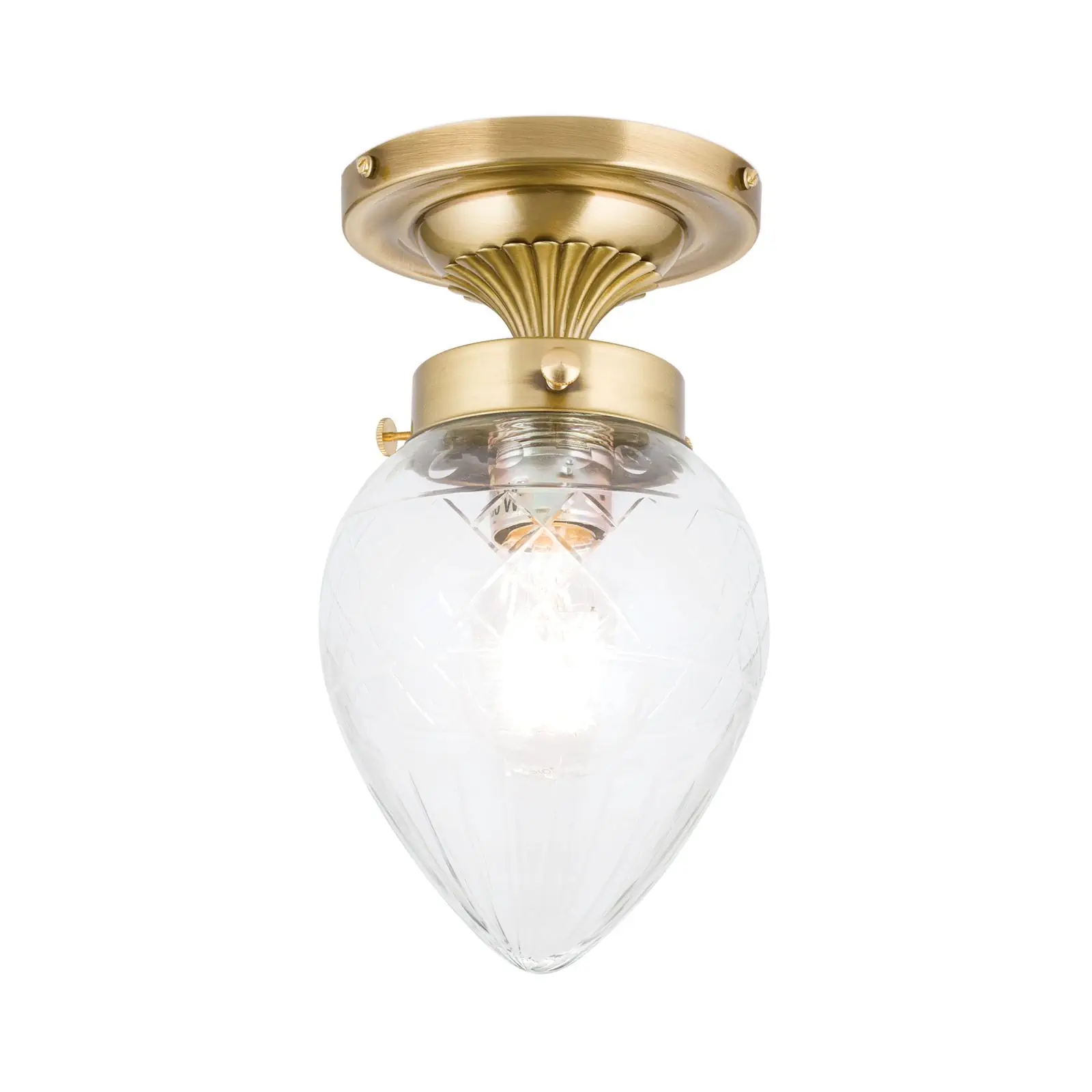 Plafonska lampa ADELE, bronza, Ø 15 cm - 4