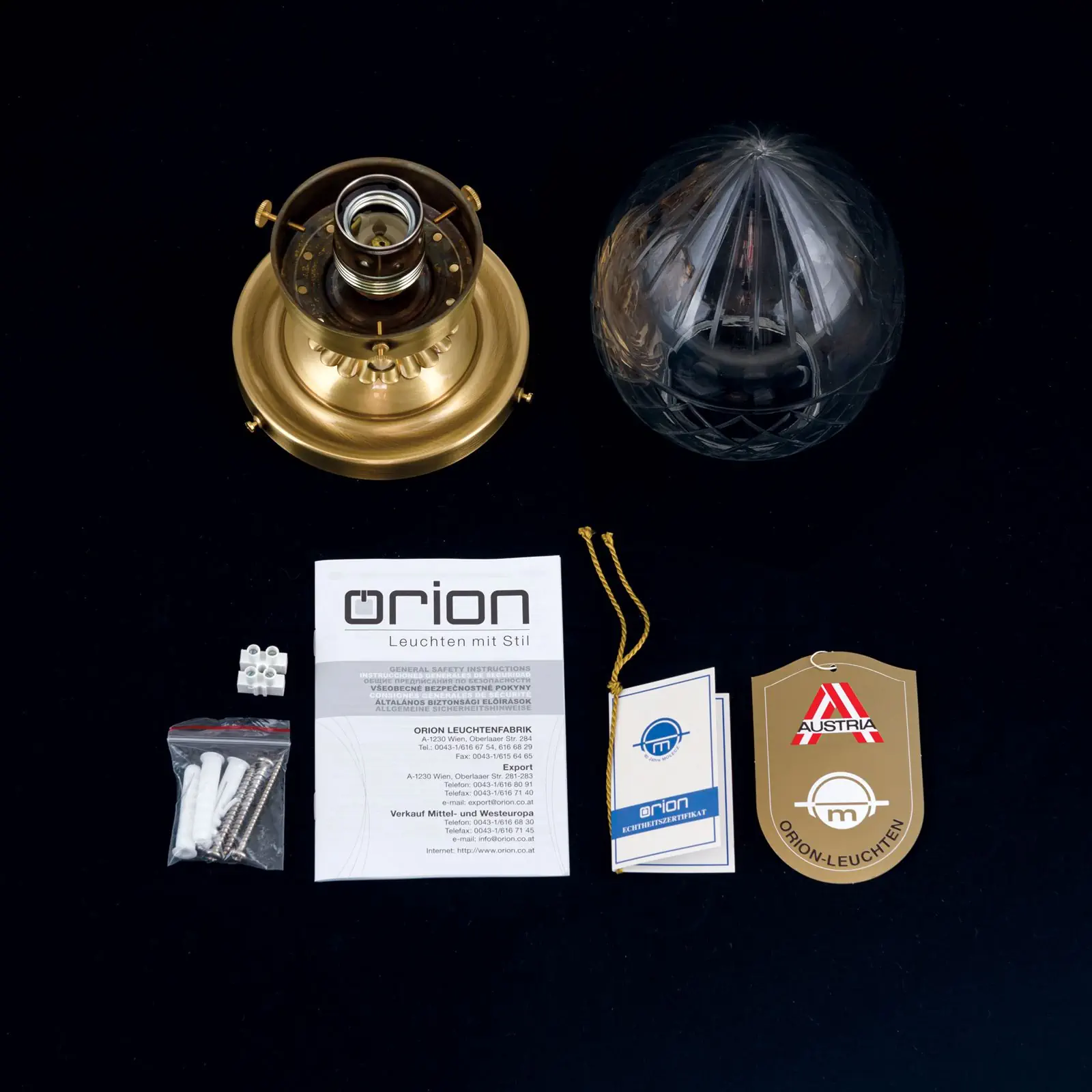 Plafonska lampa ADELE, bronza, Ø 15 cm - 8