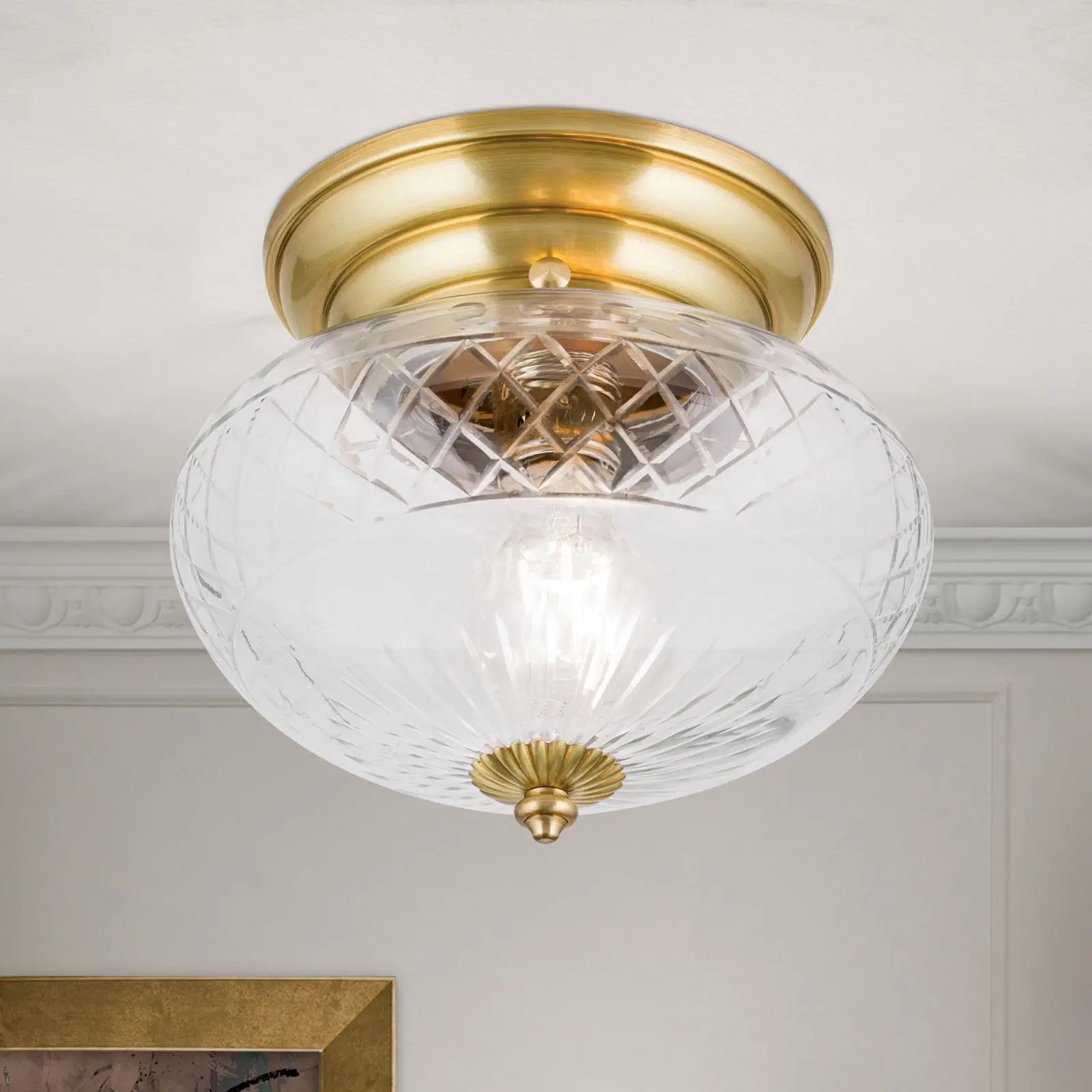 Plafonska lampa ADELE, bronza, Ø 25 cm - 2