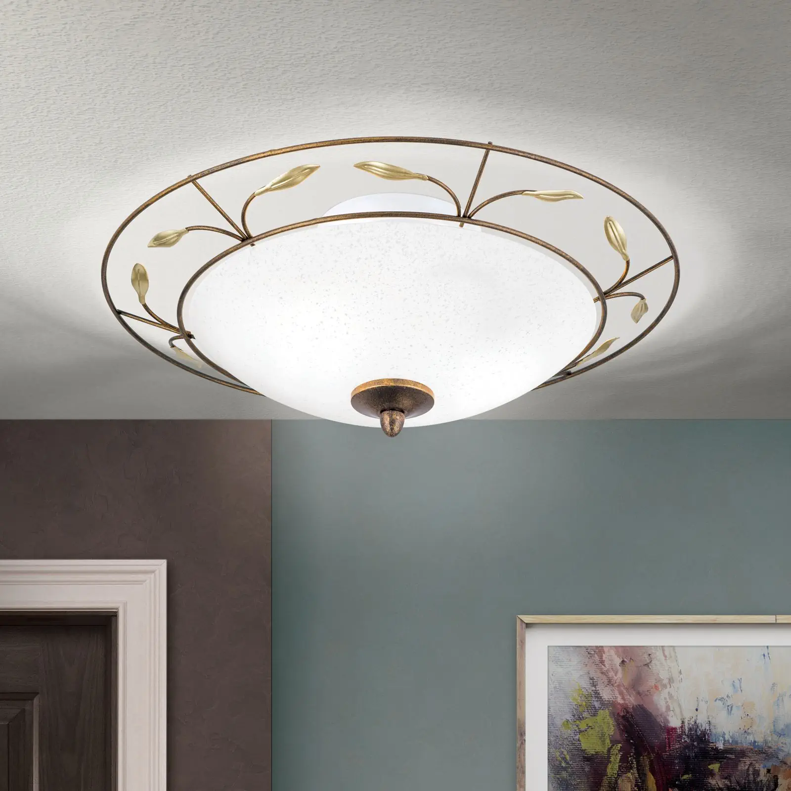 Plafonska lampa LUCA, antik - 1