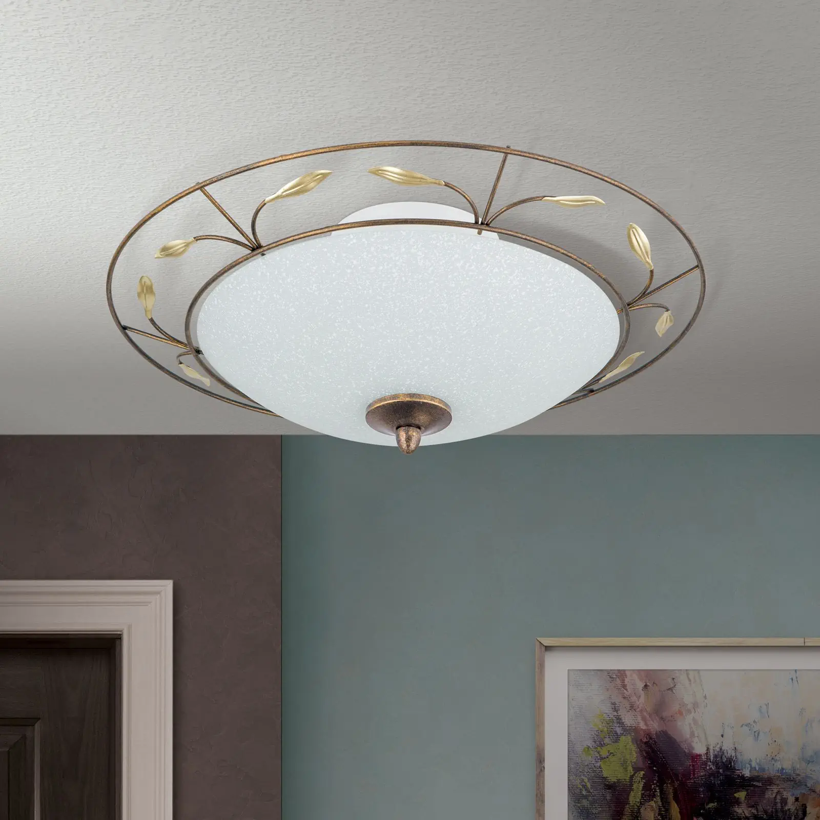 Plafonska lampa LUCA, antik - 3