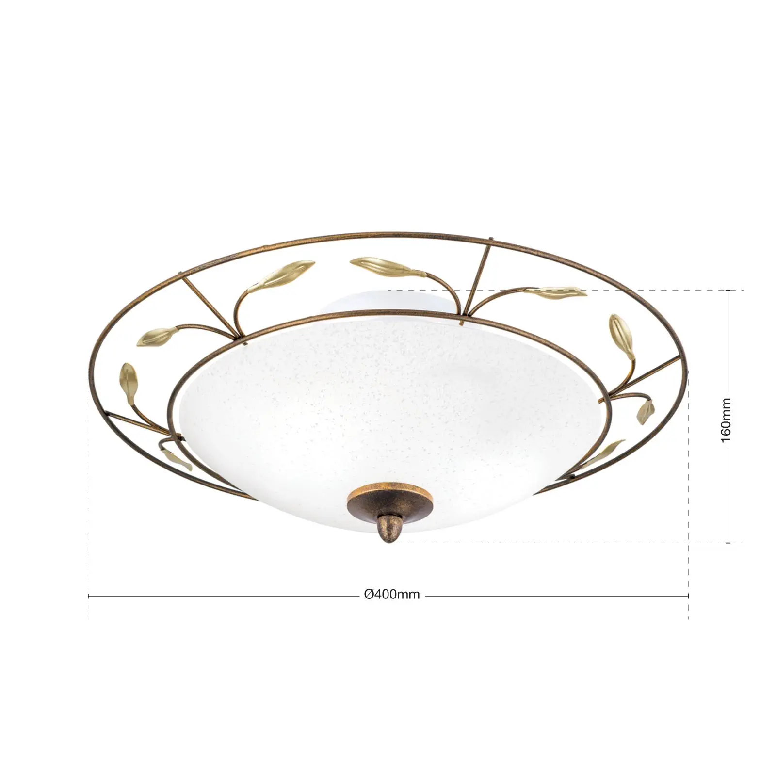 Plafonska lampa LUCA, antik - 7