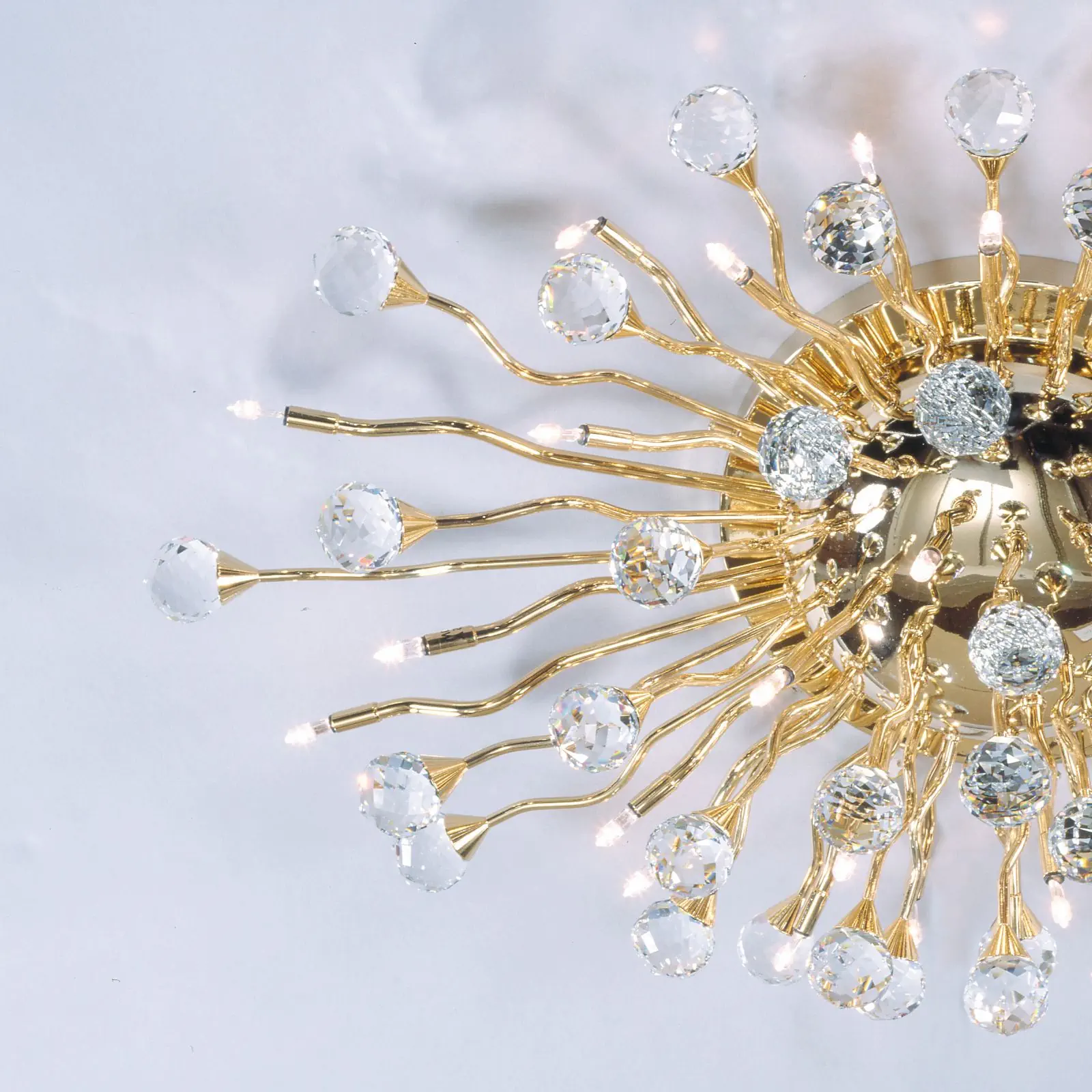 Plafonska lampa GALAXY, 78 × 48 cm, 24K pozlata - 2