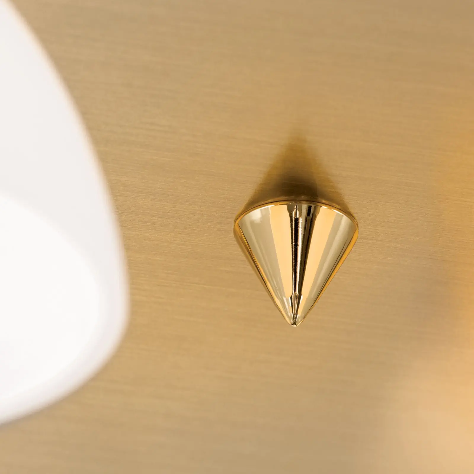 Plafonska lampa OPALDESIGN, 4 izvora svetla, mat zlato, sa opalnim staklom - 5