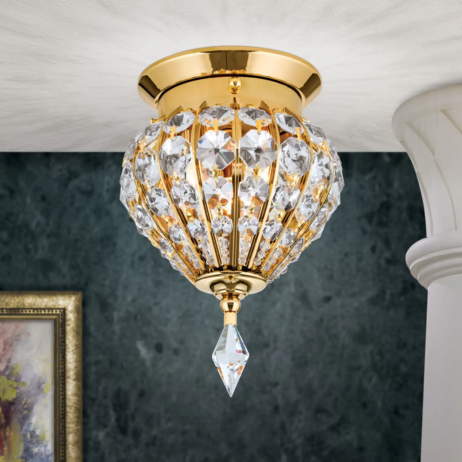 Plafonska lampa ORIENTAL, zlato, 17 cm - 1