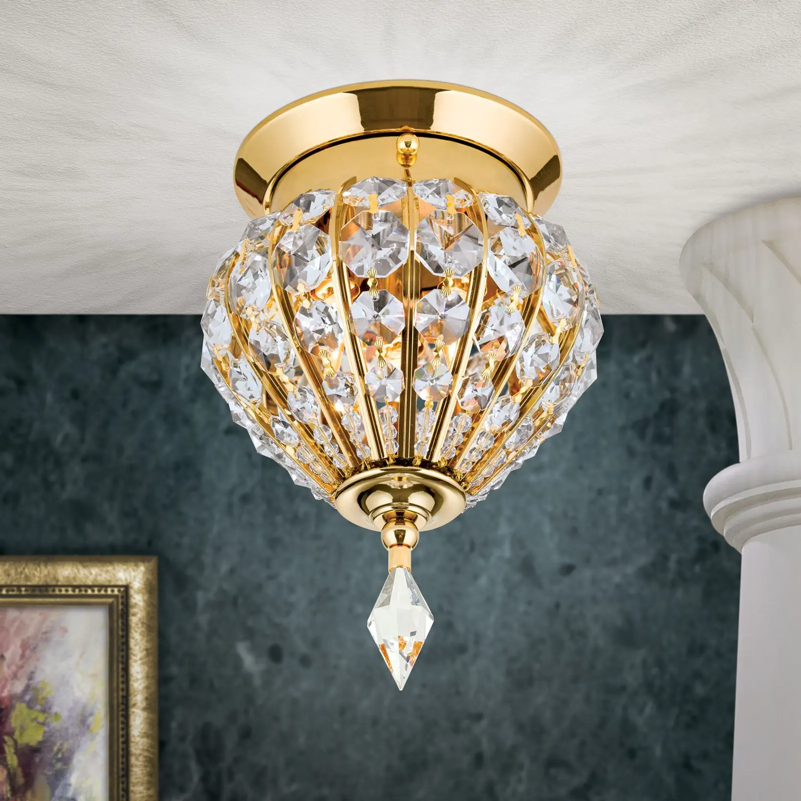 Plafonska lampa ORIENTAL, zlato, 17 cm - 2