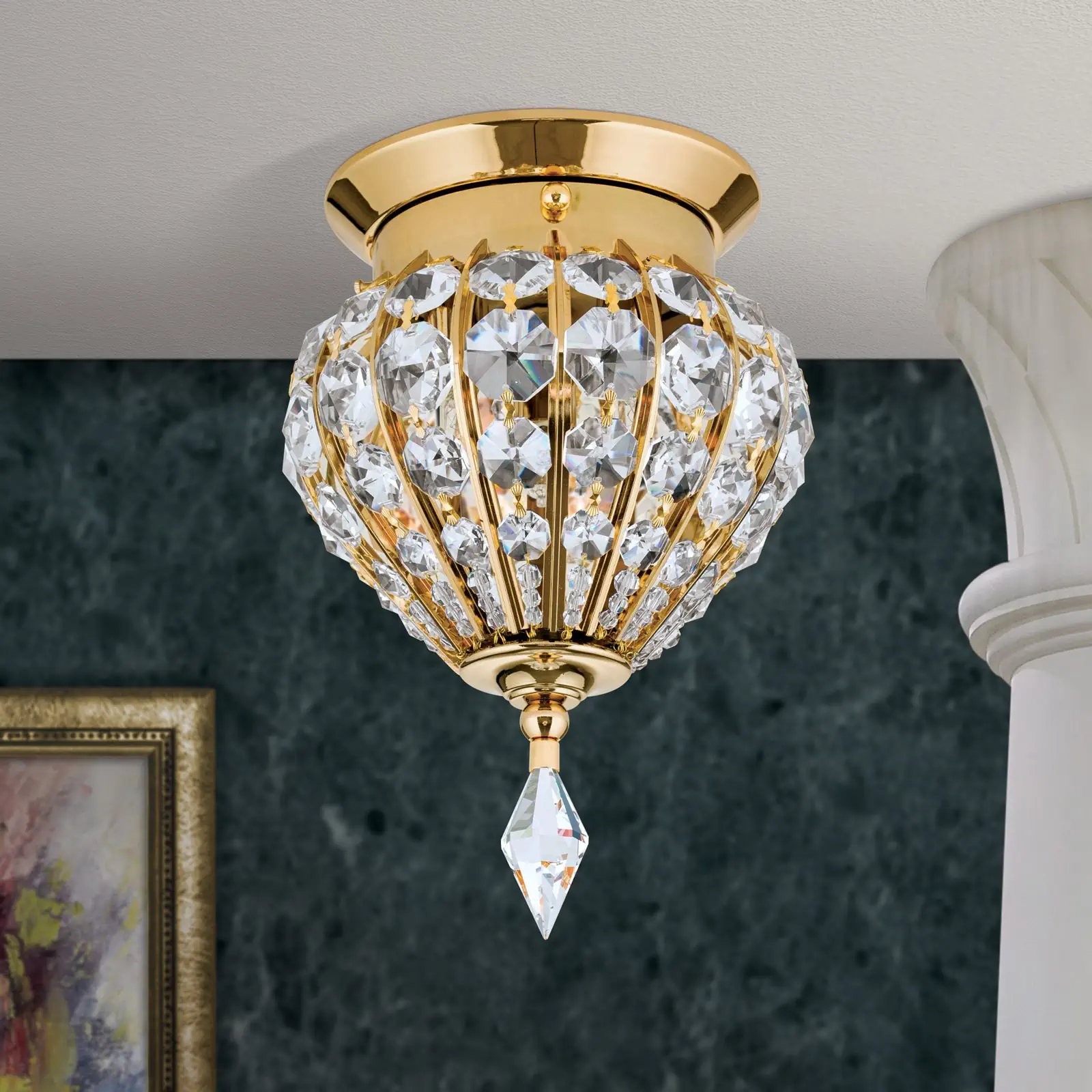 Plafonska lampa ORIENTAL, zlato, 17 cm - 3