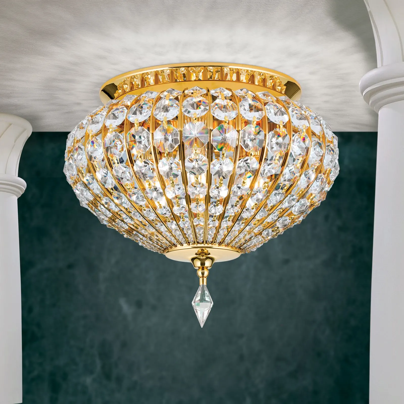 Plafonska lampa ORIENTAL, zlato, 34 cm - 1