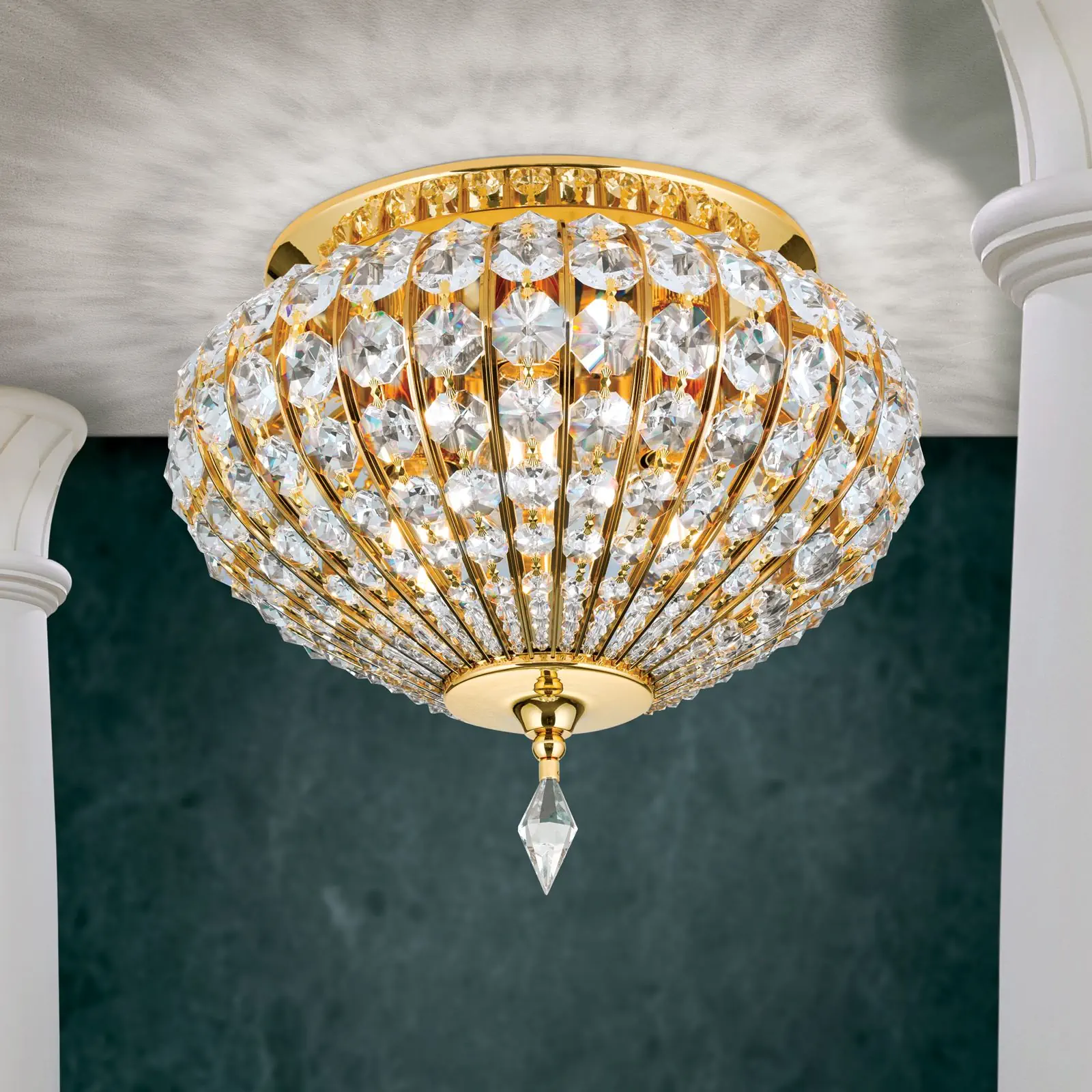 Plafonska lampa ORIENTAL, zlato, 34 cm - 2