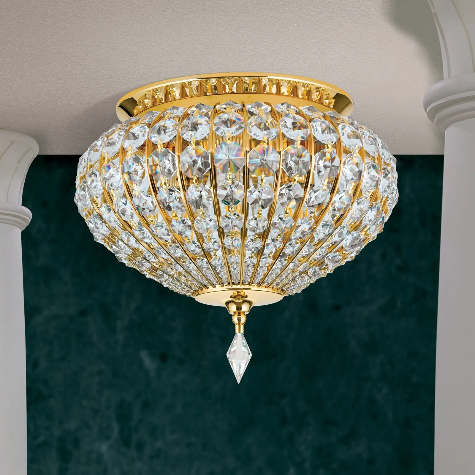 Plafonska lampa ORIENTAL, zlato, 34 cm - 3