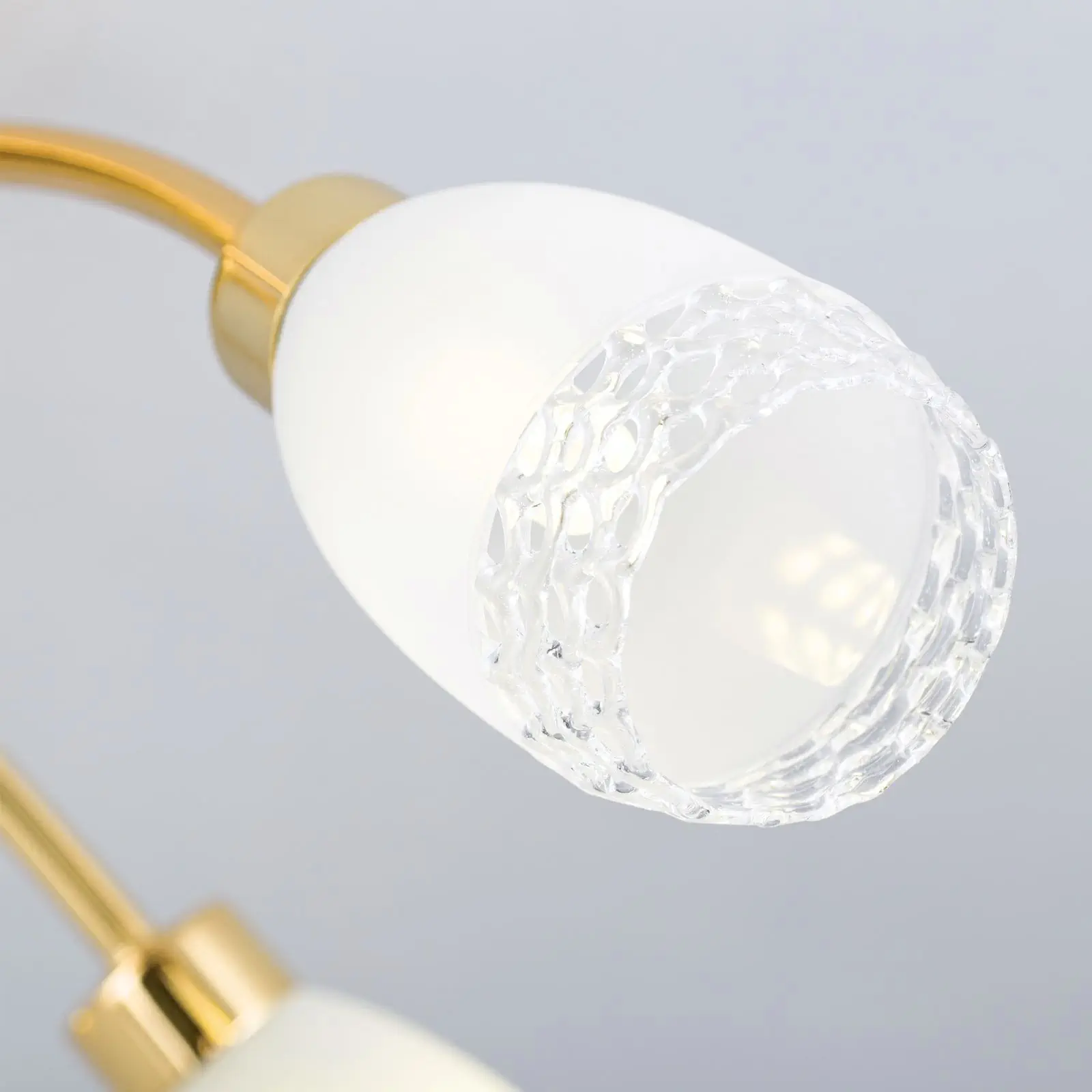 Plafonska lampa CARLA, sa 5 izvora svetla, sjajni mesing - 5