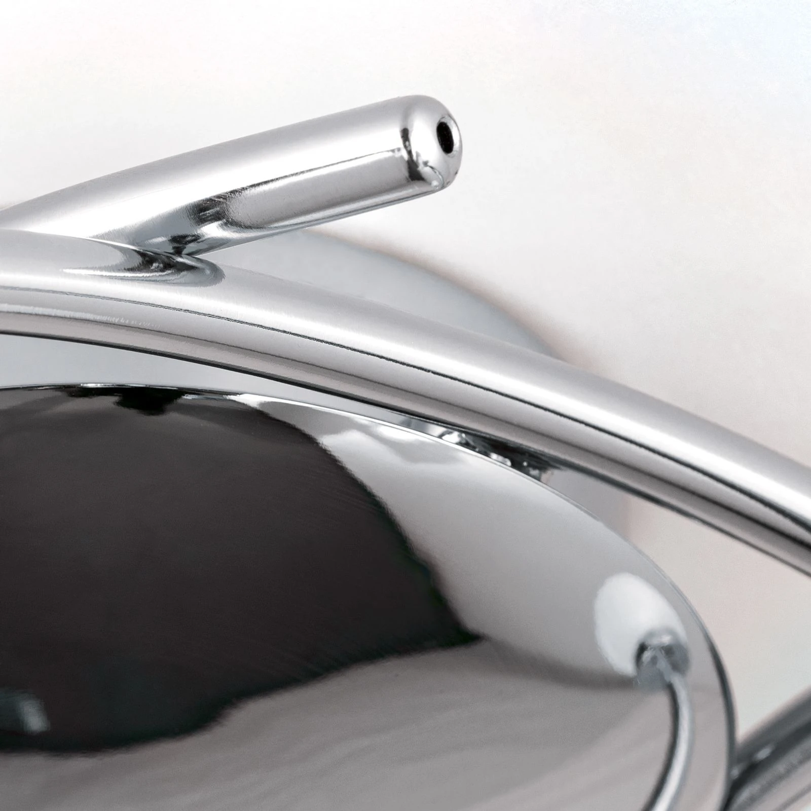 Plafonska lampa CARLA, 5 izvora svetla, hrom, satenirano staklo - 6