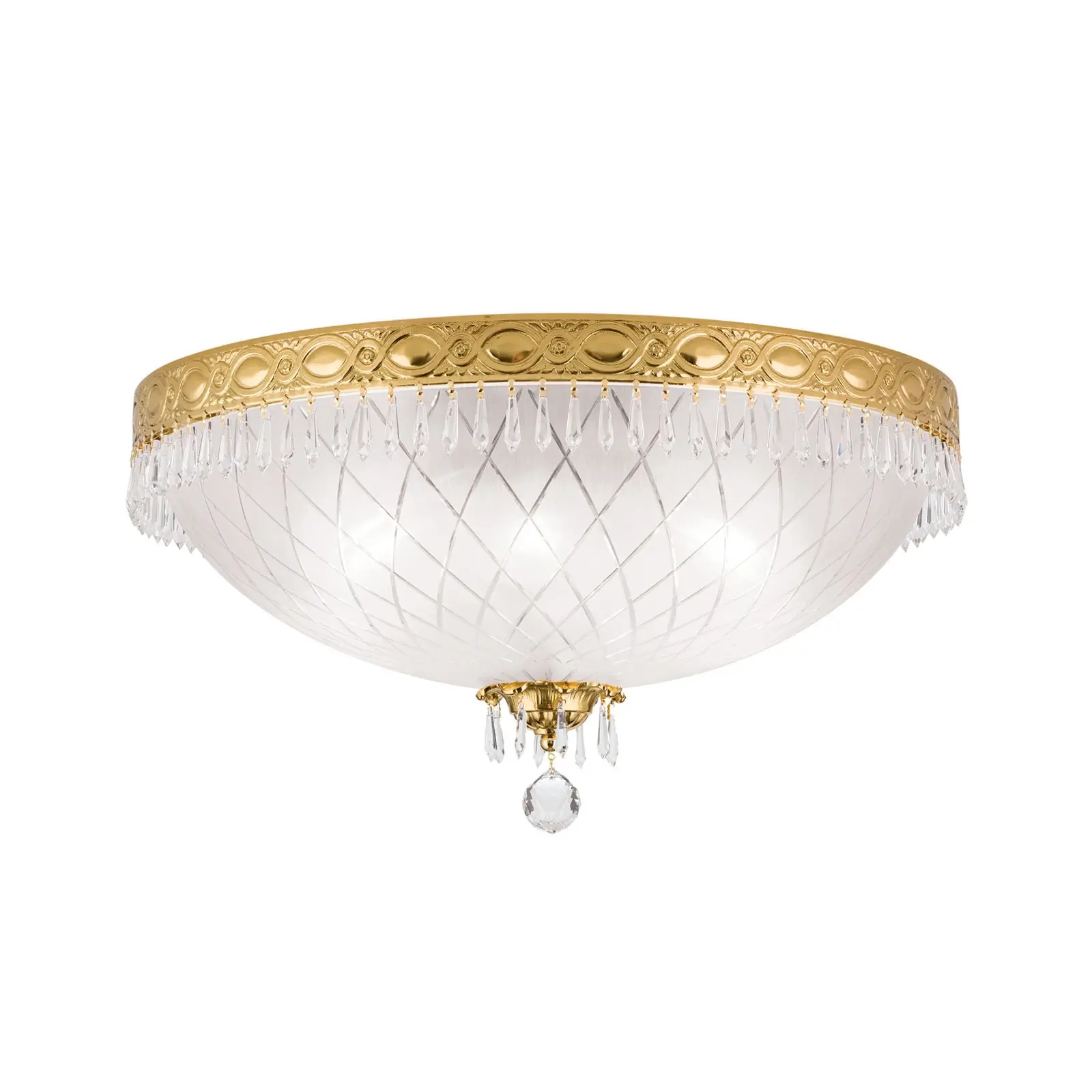 Plafonska lampa EMPIRE CRYSTAL, zlato, Ø 55 cm - 4