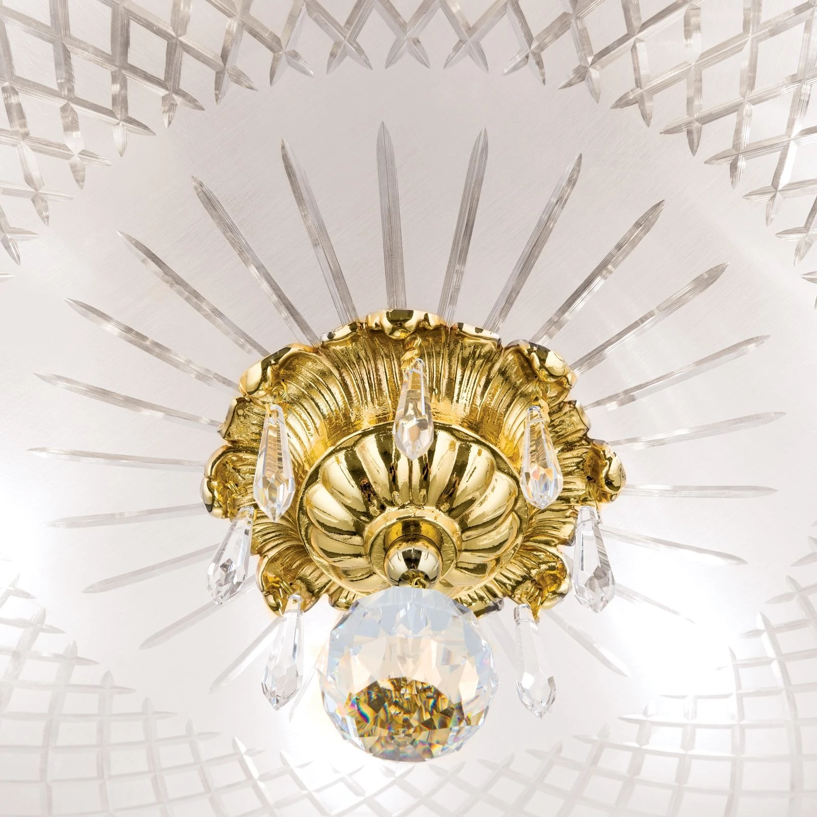 Plafonska lampa EMPIRE CRYSTAL, zlato, Ø 61 cm - 6