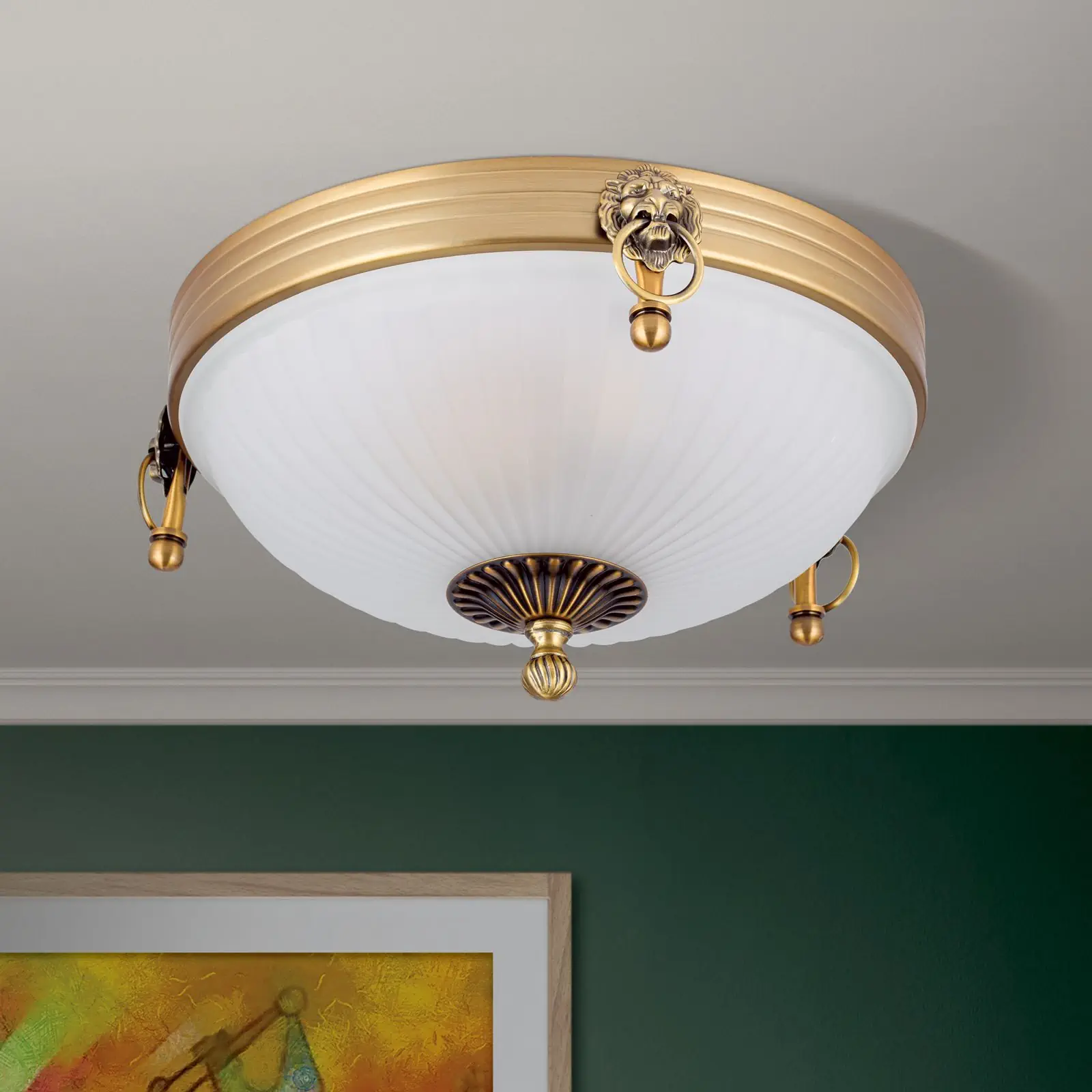 Plafonska lampa ROCCA, bronza, Ø 31 cm - 3