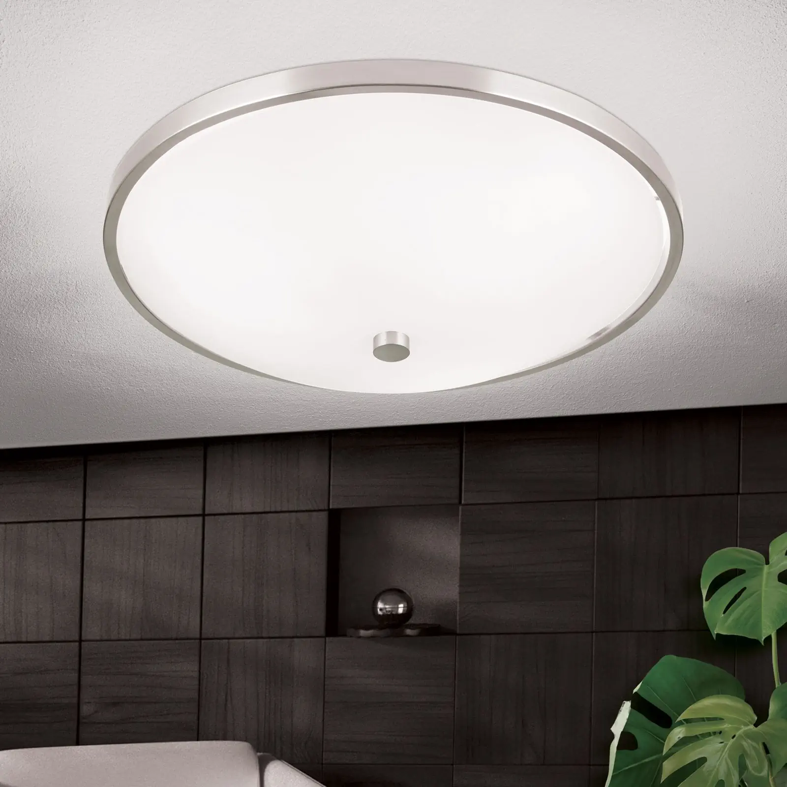 Plafonska lampa AIDA, saten, Ø 40 cm - 2